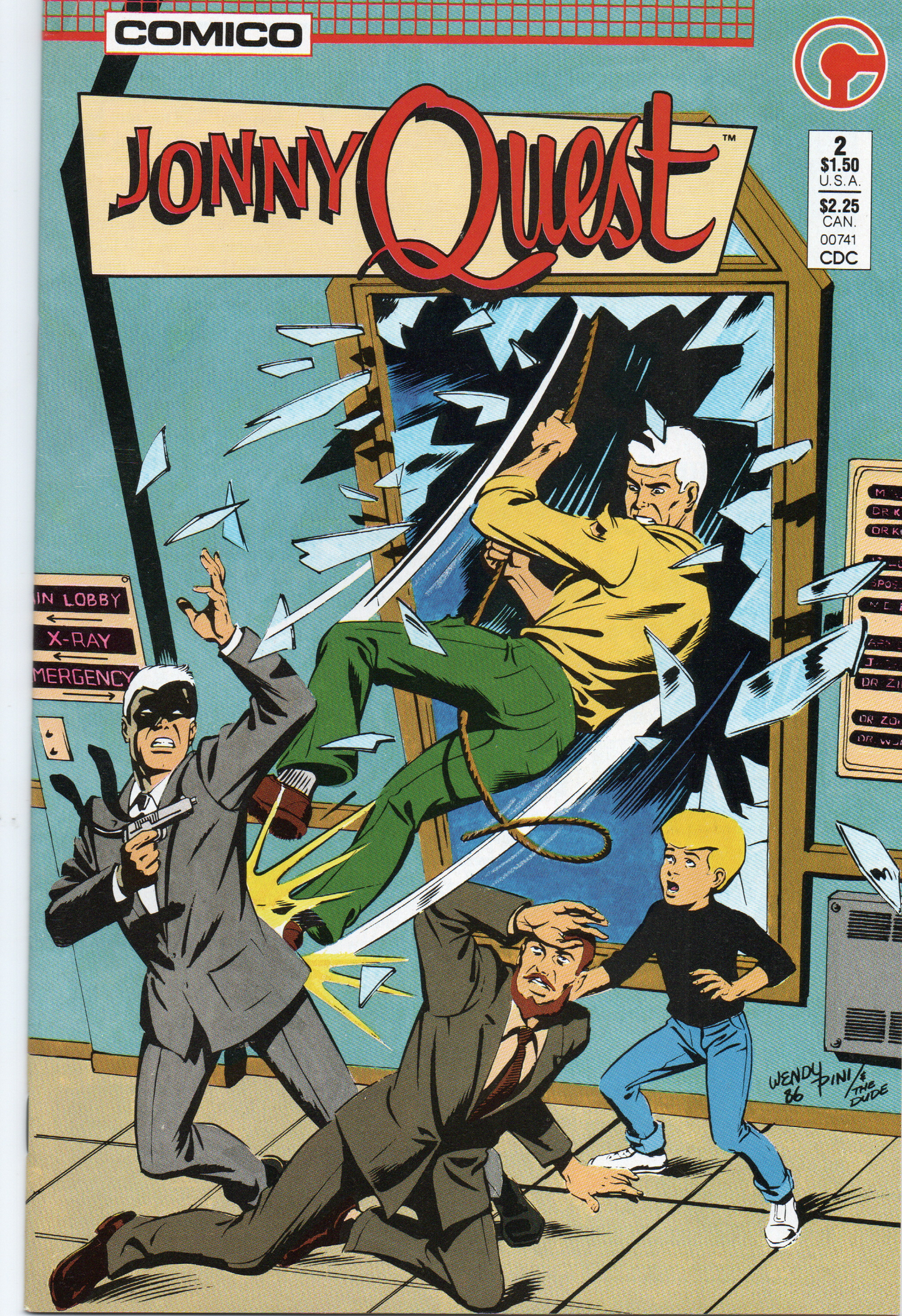 Jonny Quest #2 Comic Book (Ungraded) From TheGlassyLass.com (Front Cover)