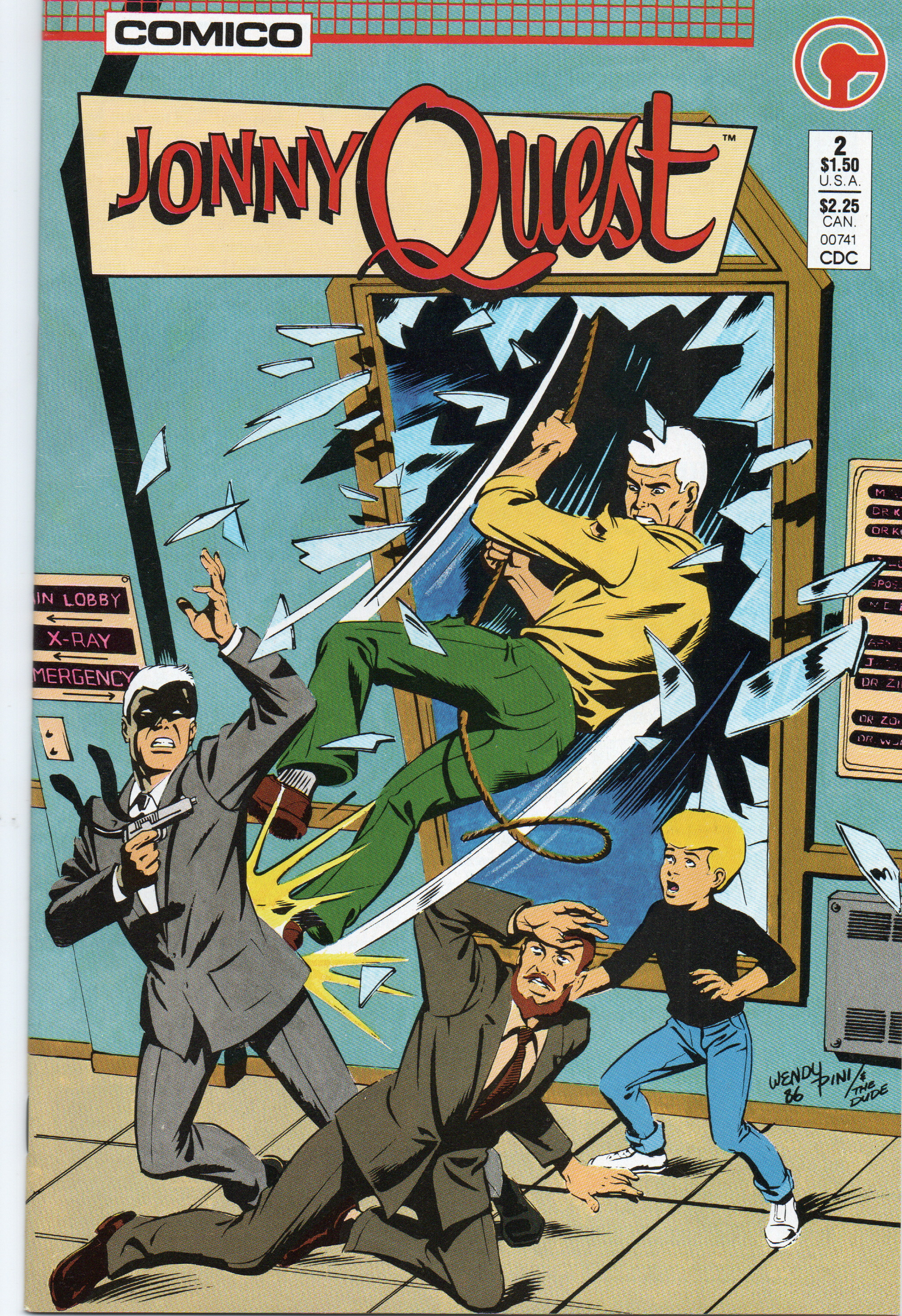 Jonny Quest #2 Comic Book (Ungraded) From TheGlassyLass.com (Front Cover)
