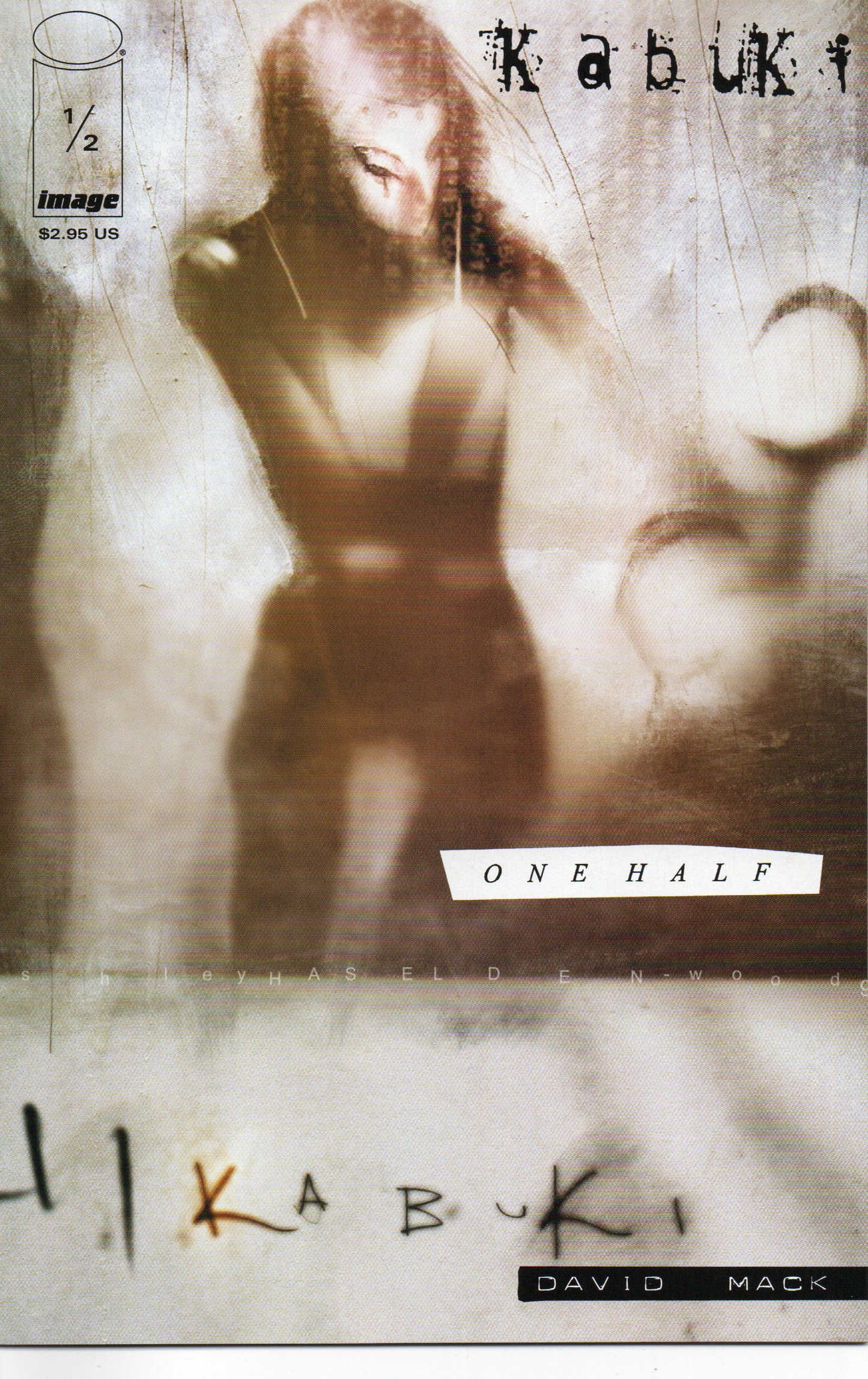 Kabuki #1/2 Comic Book by David Mack From TheGlassyLass.com - Front Cover