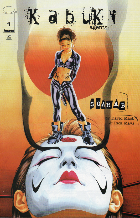Kabuki Agents Scarab #1 Comic Book by David Mack From TheGlassyLass.com - Front Cover