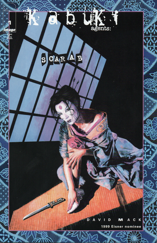 Kabuki Agents Scarab #1C (Variant Cover) Comic Book by David Mack From TheGlassyLass.com - Front Cover
