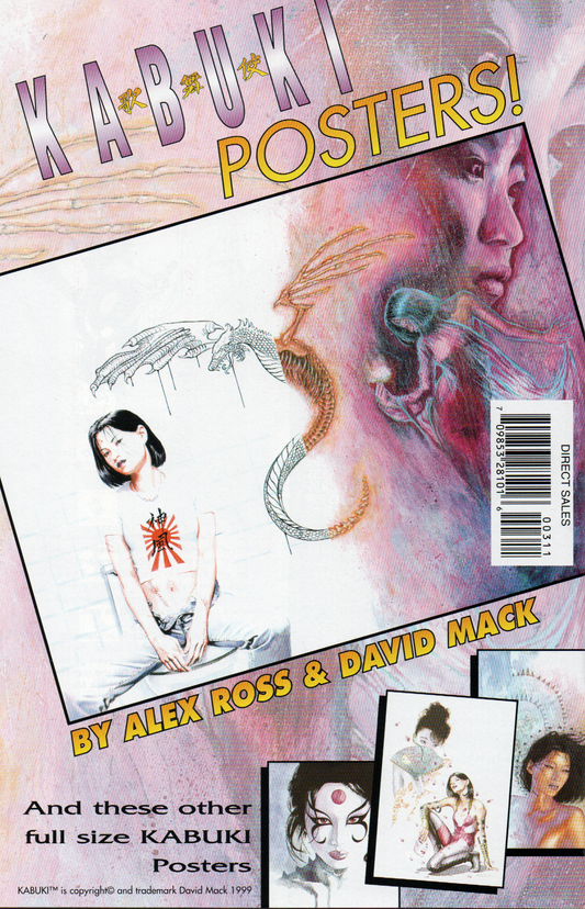 Kabuki Agents Scarab #3 Comic Book by David Mack From TheGlassyLass.com - Back Cover