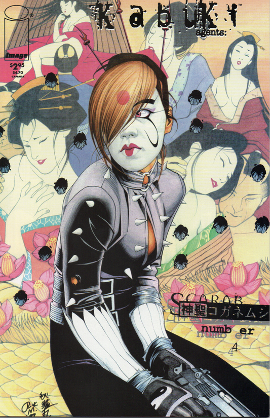 Kabuki Agents Scarab #4 Comic Book by David Mack From TheGlassyLass.com - Front Cover