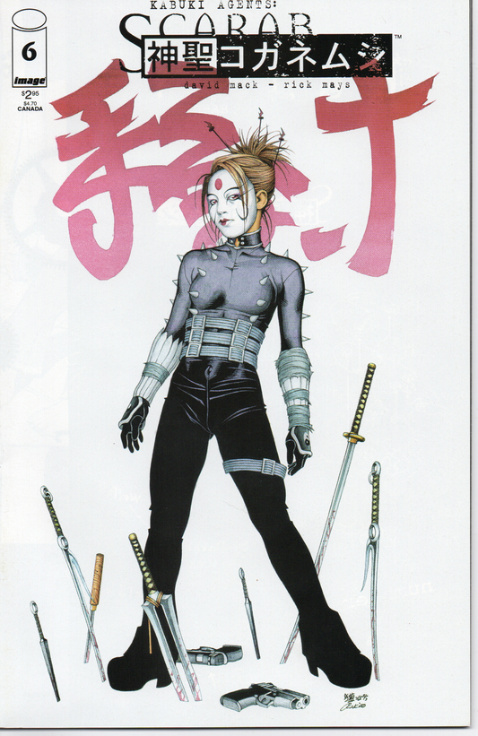 Kabuki Agents Scarab #6 Comic Book by David Mack From TheGlassyLass.com - Front Cover