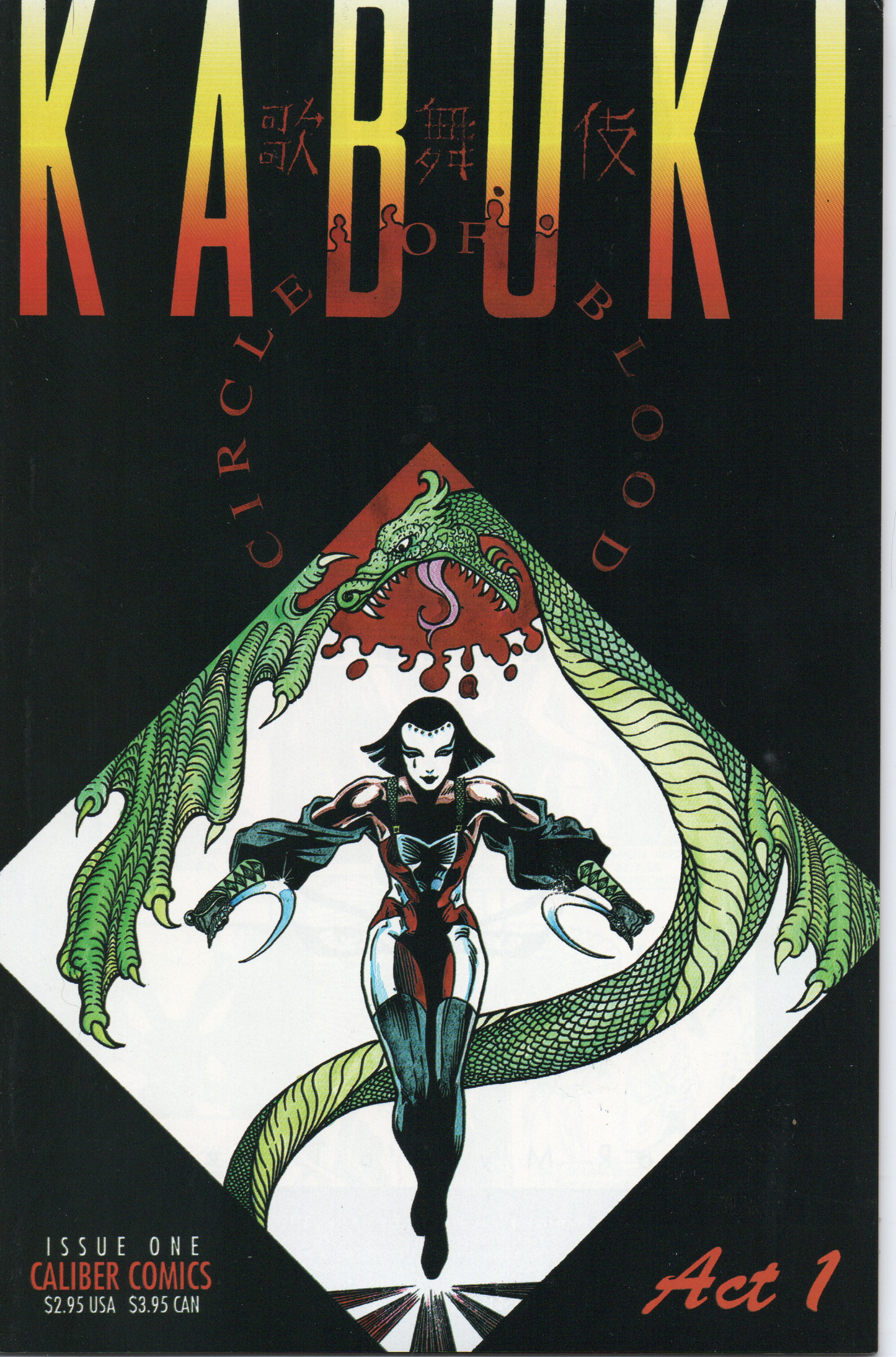 Kabuki Circle of Blood Act 1 by David Mack From TheGlassyLass.com - Front Cover