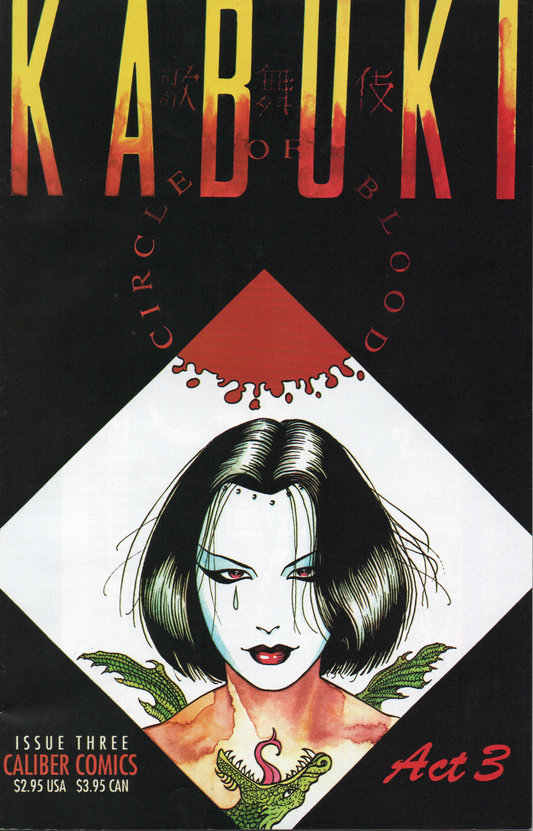 Kabuki Circle of Blood Act 3 Comic Book by David Mack From TheGlassyLass.com - Front Cover