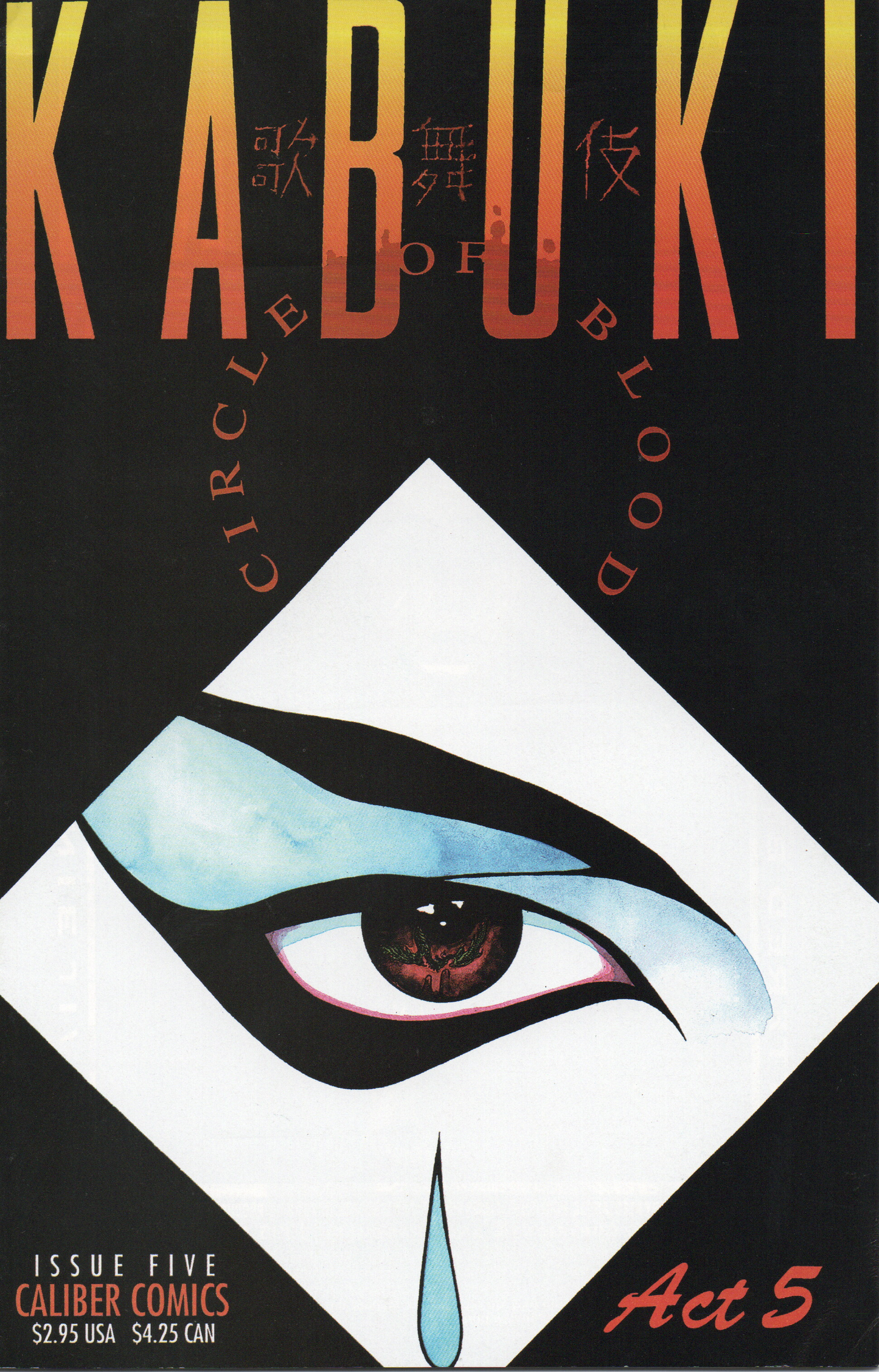 Kabuki Circle of Blood Act 5 Comic Book by David Mack From TheGlassyLass.com - Front Cover