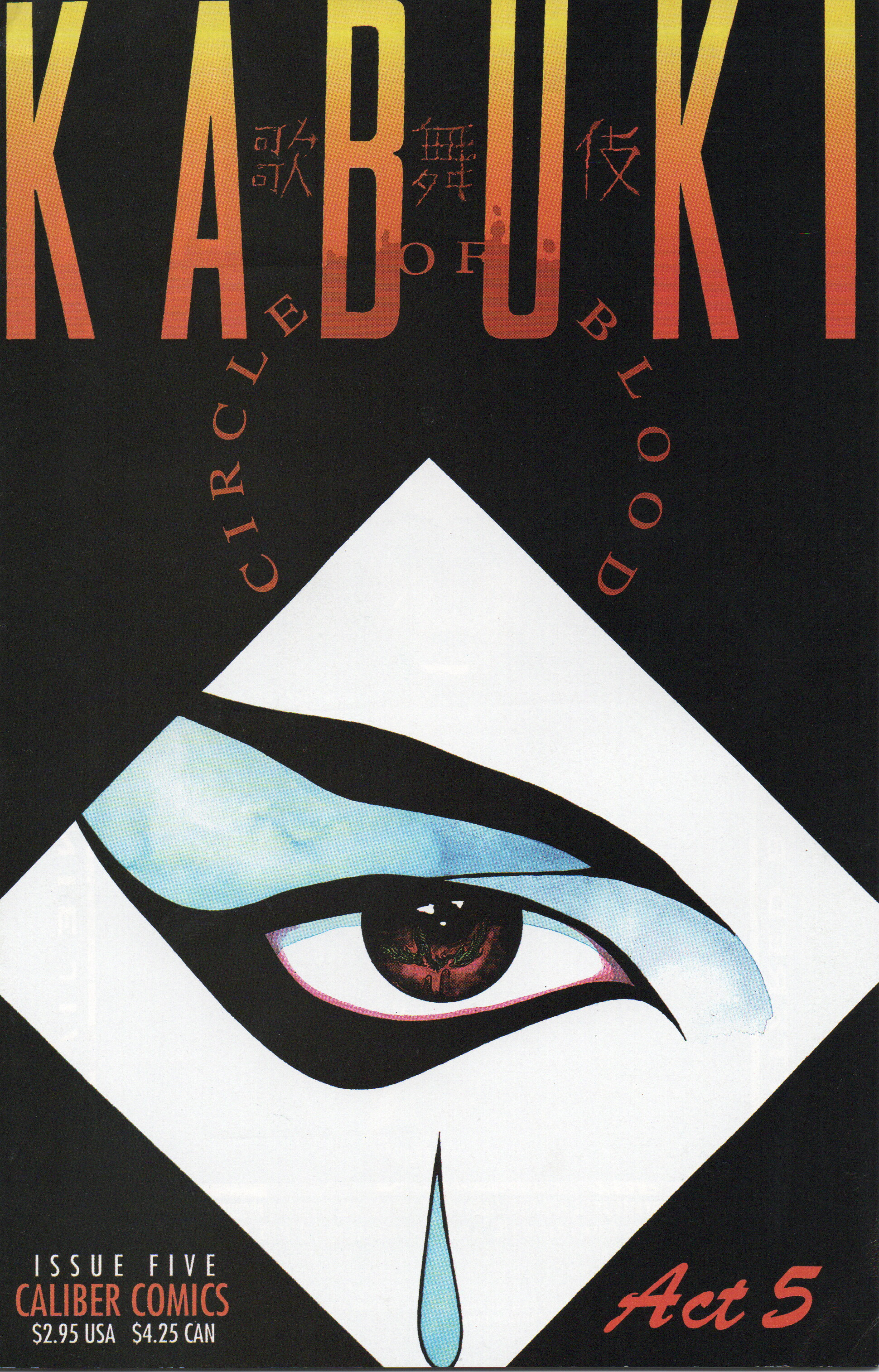 Kabuki Circle of Blood Act 5 Comic Book by David Mack From TheGlassyLass.com - Front Cover