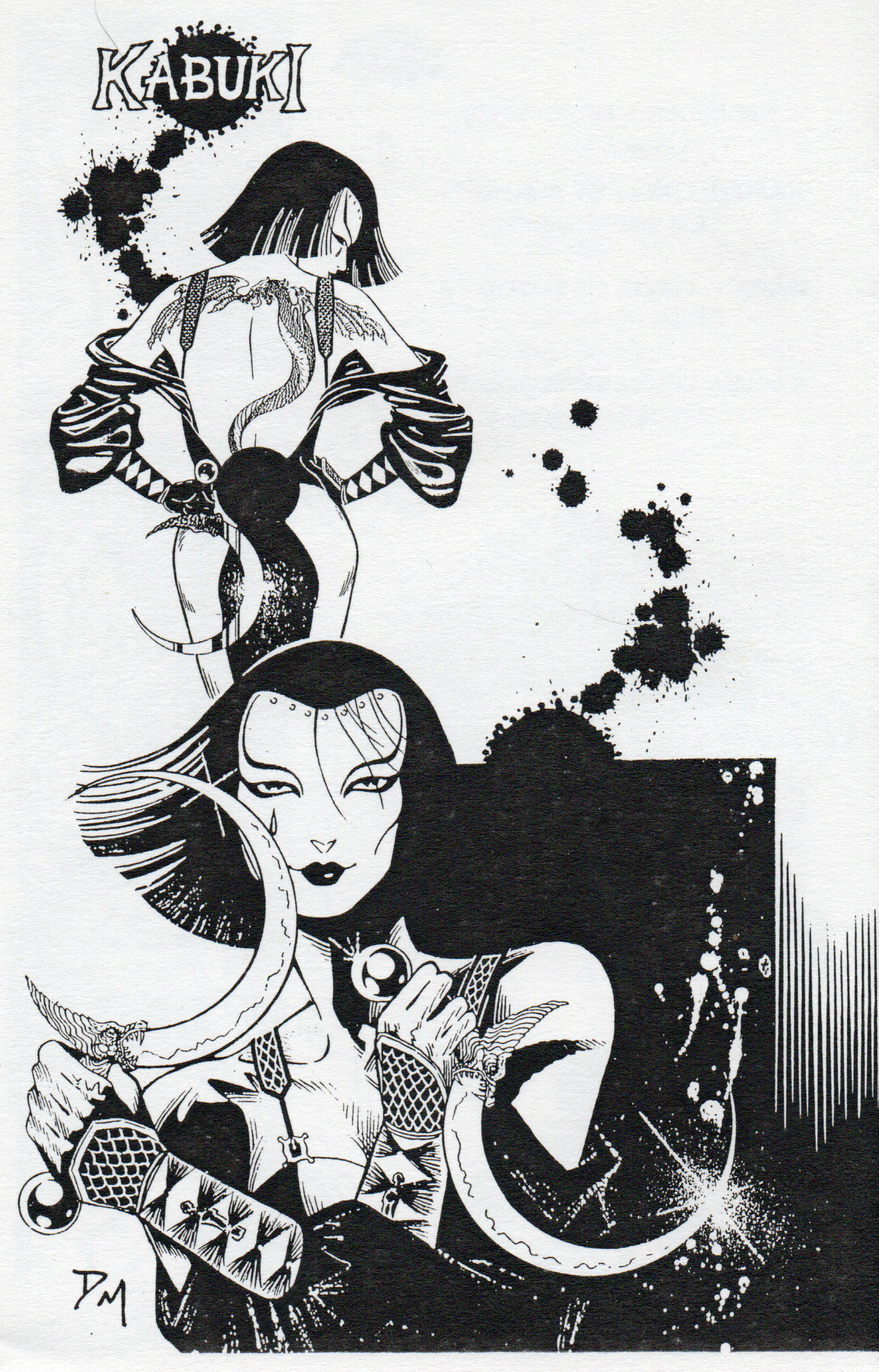 Kabuki Circle of Blood (Signed) Ashcan by David Mack From TheGlassyLass.com - Back Cover