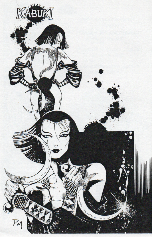 Kabuki Circle of Blood (Signed) Ashcan by David Mack From TheGlassyLass.com - Back Cover