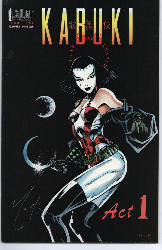 Kabuki Fear The Reaper Act 1 (One Shot) signed by David Mack Comic Book From TheGlassyLass.com - Front Cover