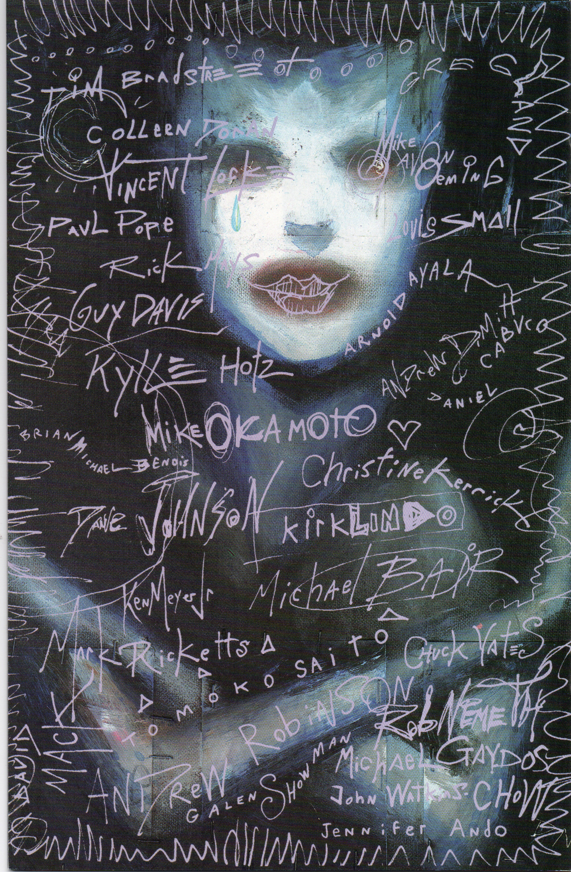 Kabuki Gallery #1 by David Mack Comic Book From TheGlassyLass.com - Back Cover