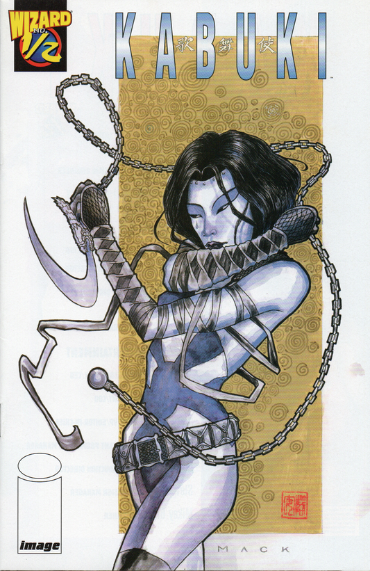 Kabuki #1/2 (Wizard Variant) Comic Book by David Mack From TheGlassyLass.com - Front Cover