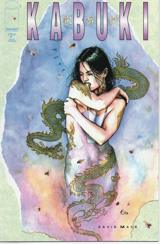 Kabuki #6 Comic Book by David Mack From TheGlassyLass.com - Front Cover