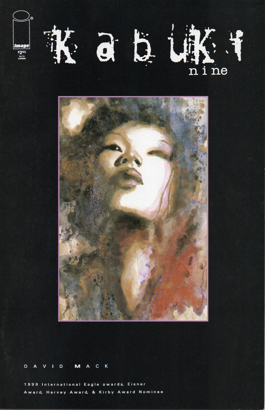 Kabuki #9 Comic Book by David Mack From TheGlassyLass.com - Front Cover