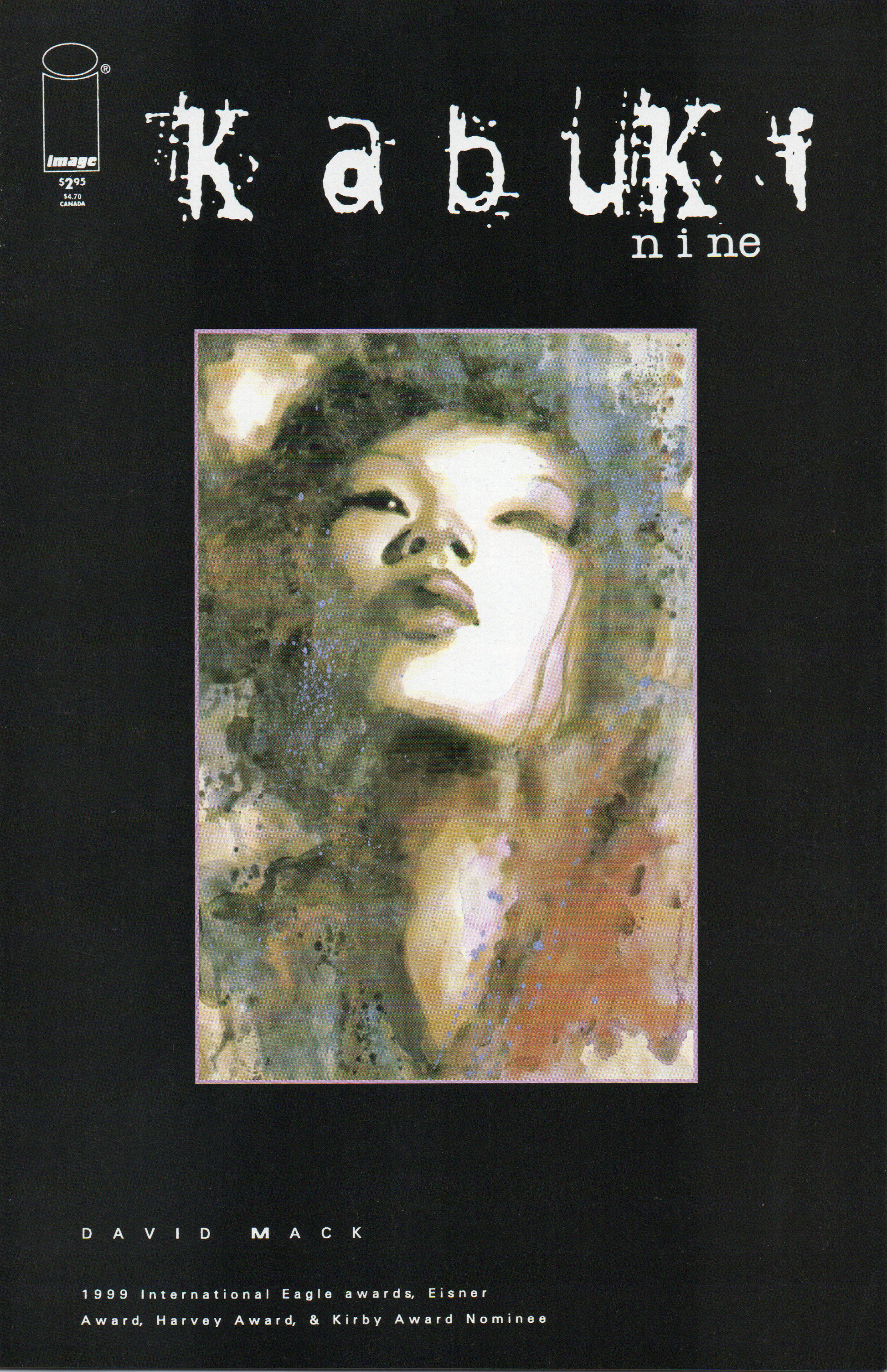 Kabuki #9 (Misprint) Comic Book by David Mack From TheGlassyLass.com 0 Front Cover