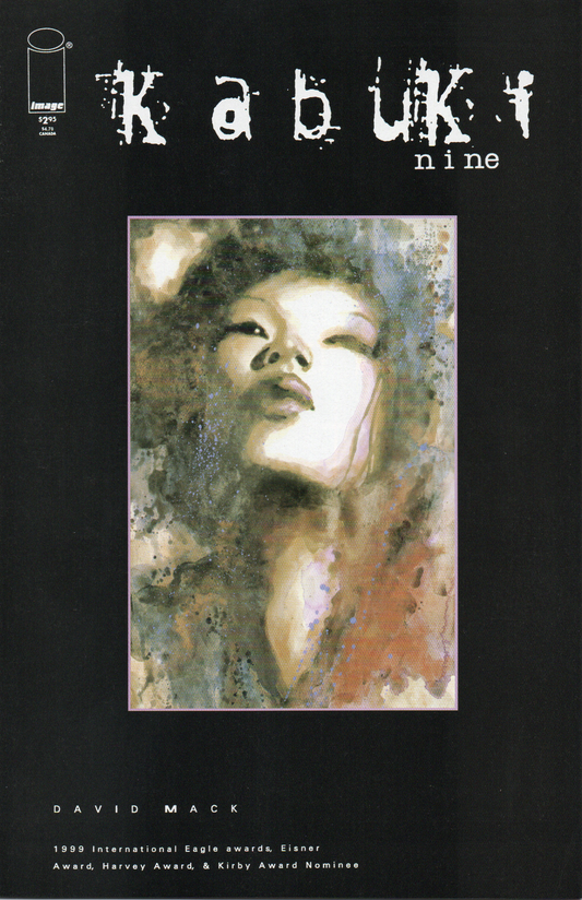 Kabuki #9 (Misprint) Comic Book by David Mack From TheGlassyLass.com 0 Front Cover