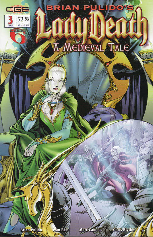Lady Death "Medieval Tale" #3 Comic Book by CrossGen Comics at TheGlassyLass.com