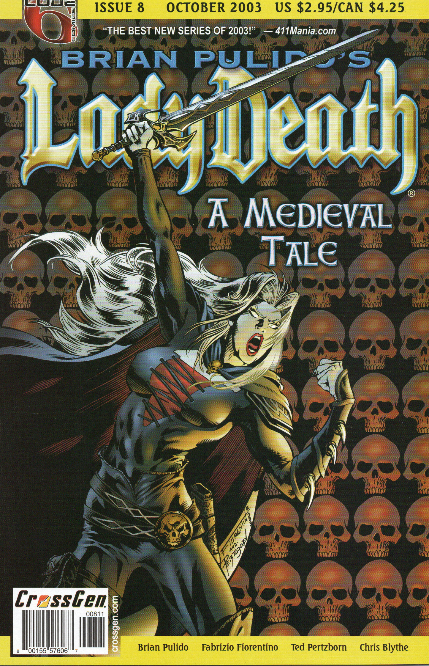 Lady Death "Medieval Tale" #8 Comic Book by CrossGen Comics at TheGlassyLass.com