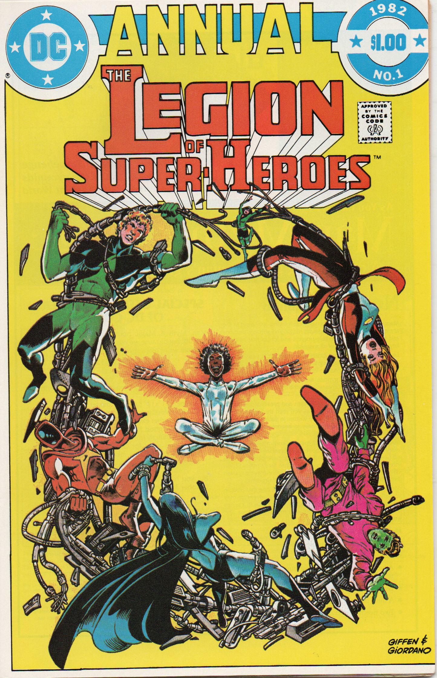 Legion of Super-Heroes Annual #1 Comic Book From TheGlassyLass.com - Front Cover