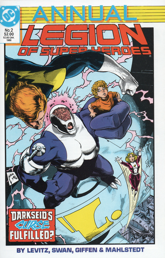 Legion of Super-Heroes Annual #2 Comic Book From TheGlassyLass.com - Front Cover