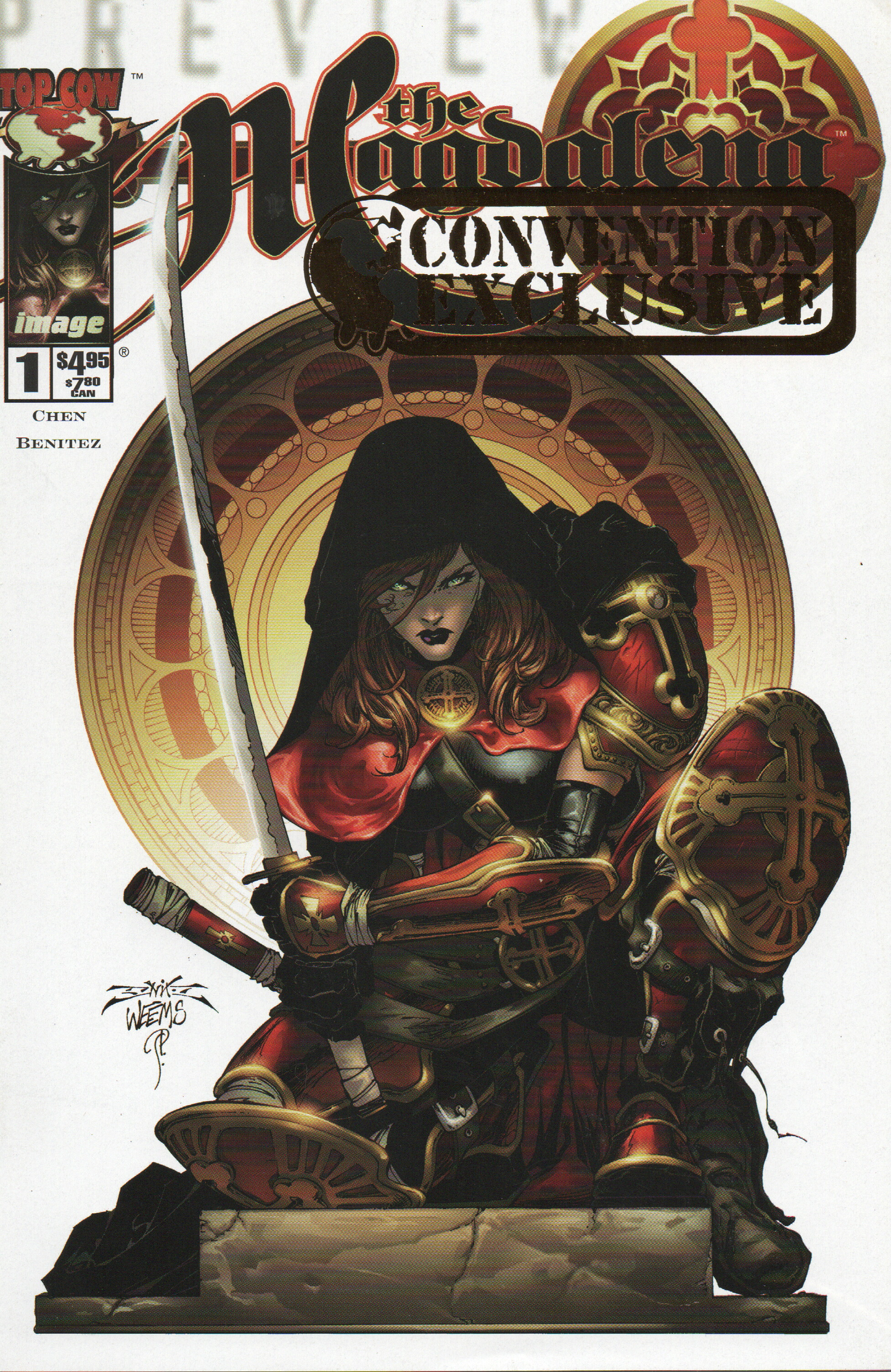 The Magdalena / Blood Legacy #1B Convention Preview Comic Book by Top Cow Comics at TheGlassyLass.com