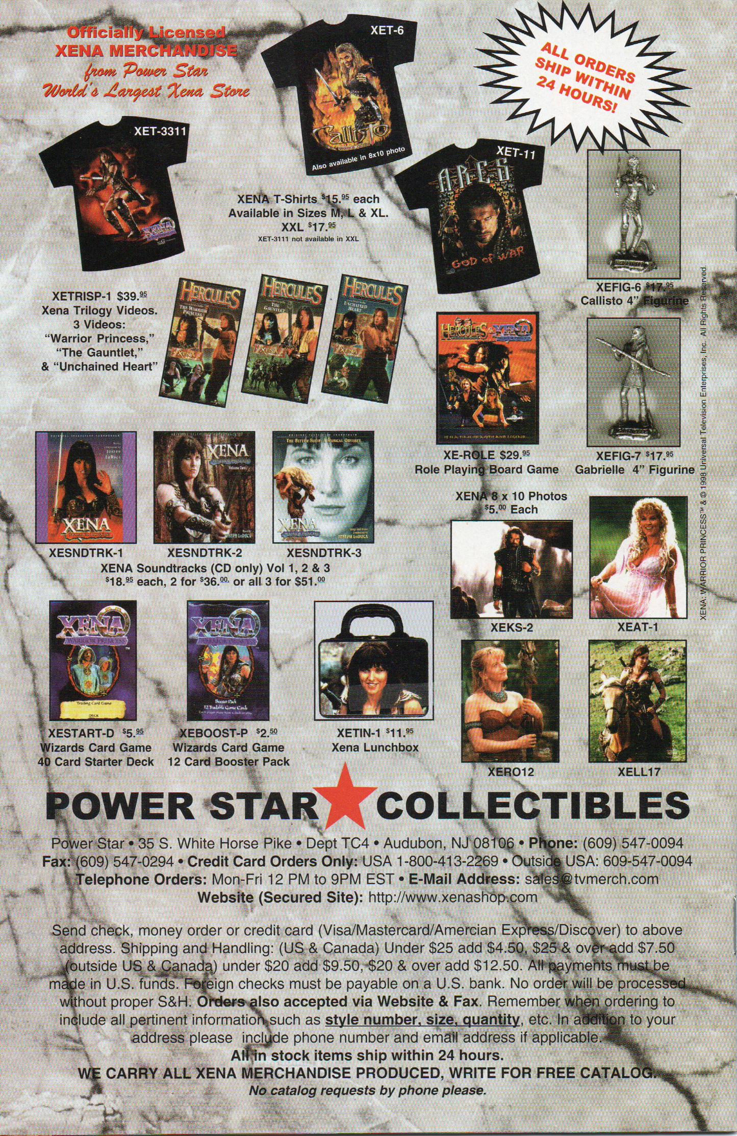 Marriage of Hercules and Xena #1 Comic Book by Topps Comics at TheGlassyLass.com
