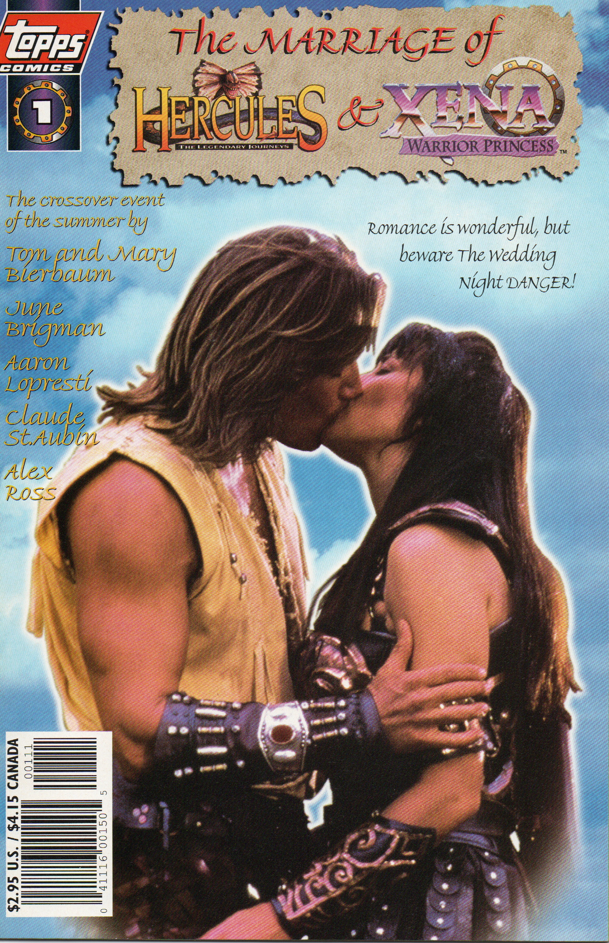 Marriage of Hercules and Xena #1 Comic Book by Topps Comics at TheGlassyLass.com