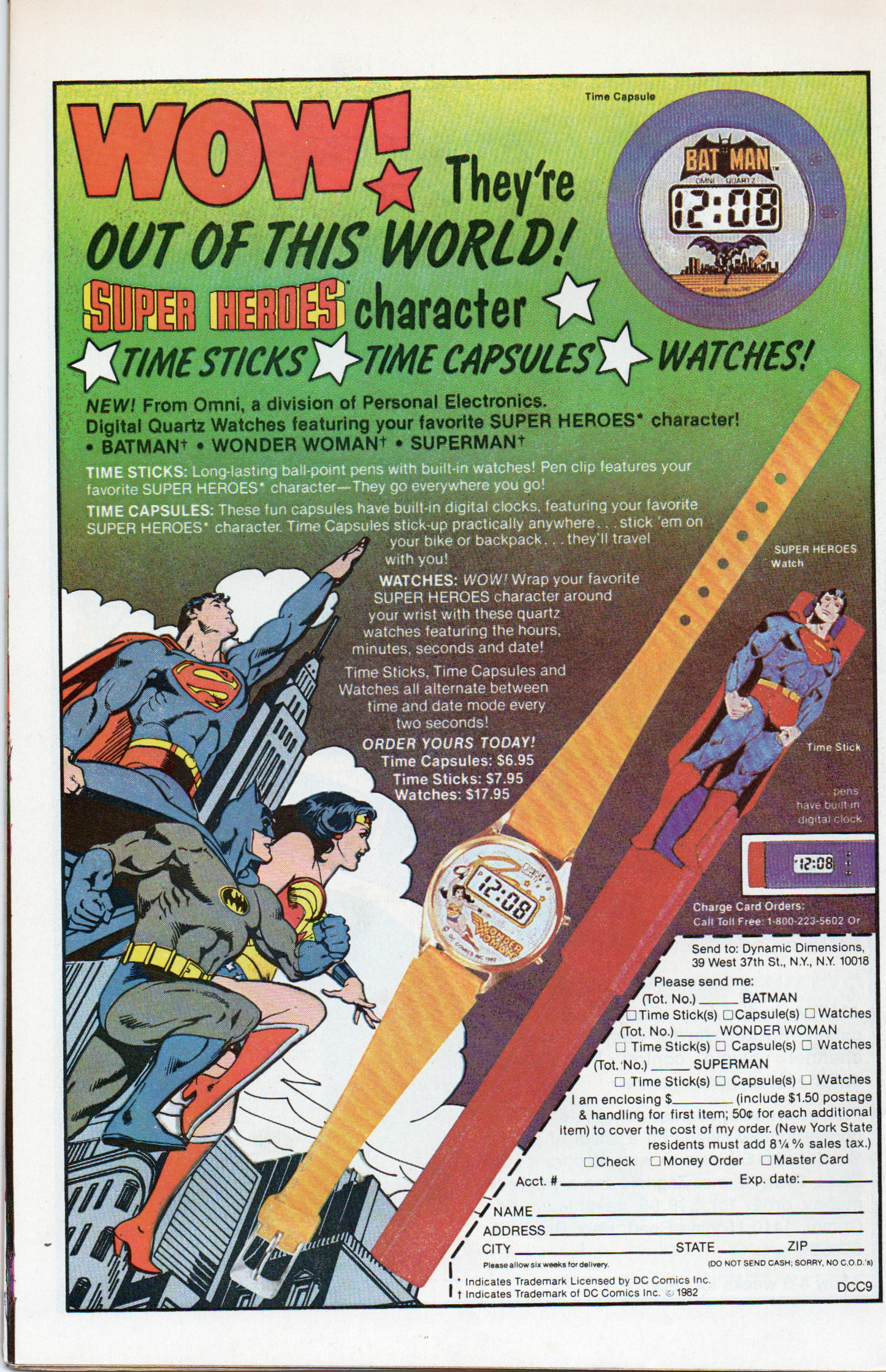 Masters of the Universe #1 Comic Book From TheGlassyLass.com (Back Cover)