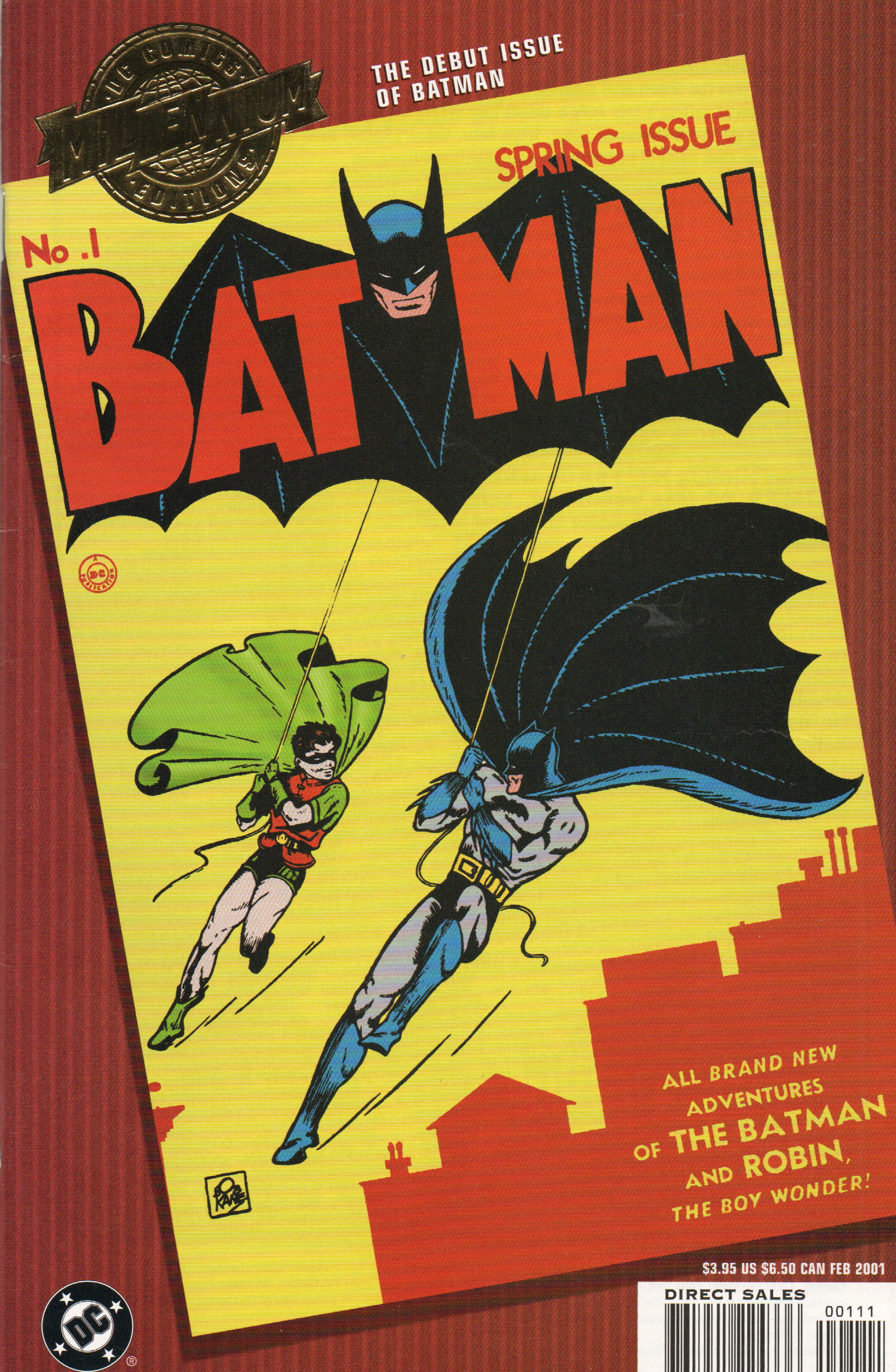 Millennium Edition Batman #1 Comic Book by DC Comics at TheGlassyLass.com