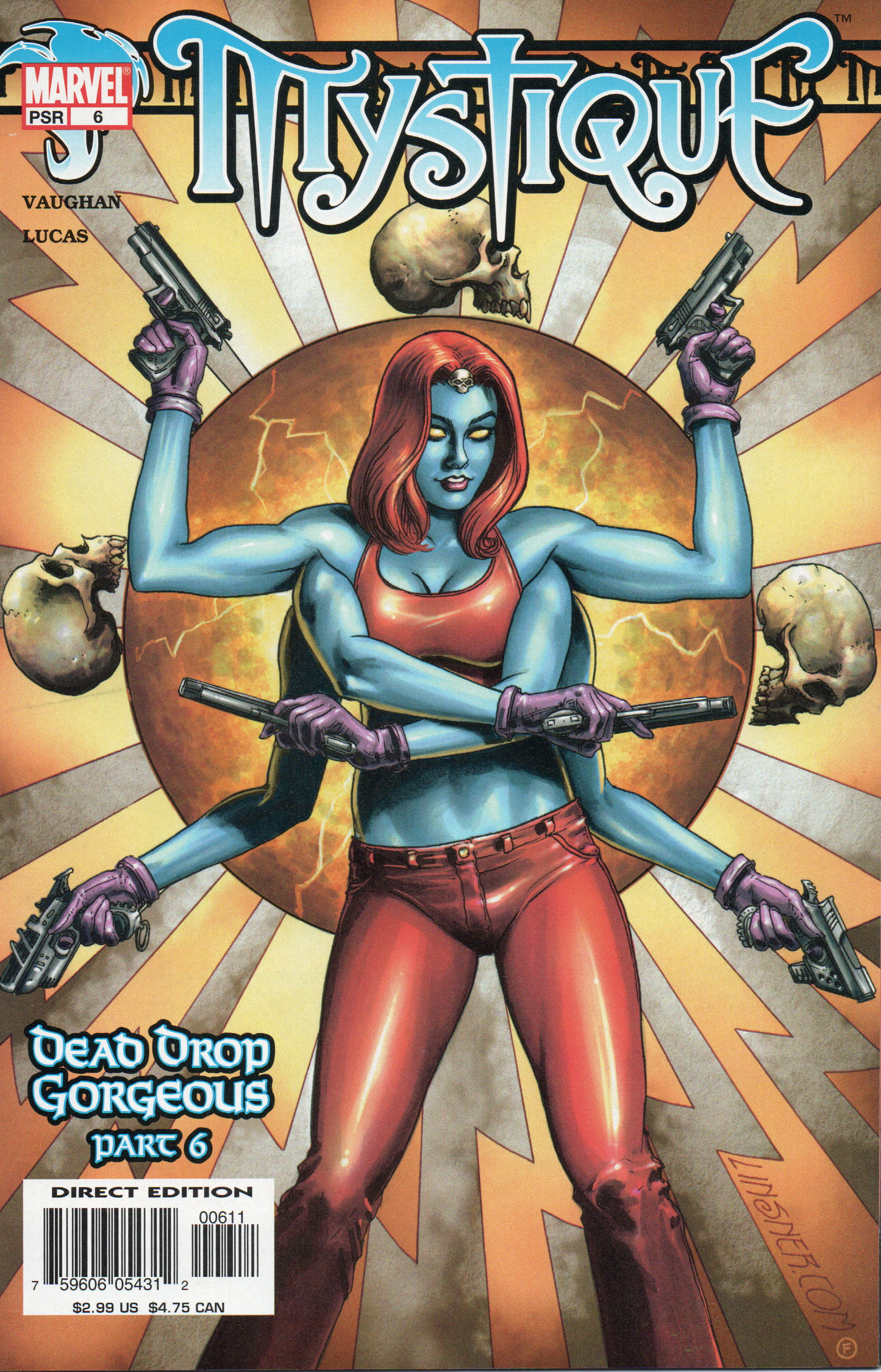 Mystique #6 Comic Book by Marvel Comics at TheGlassyLass.com