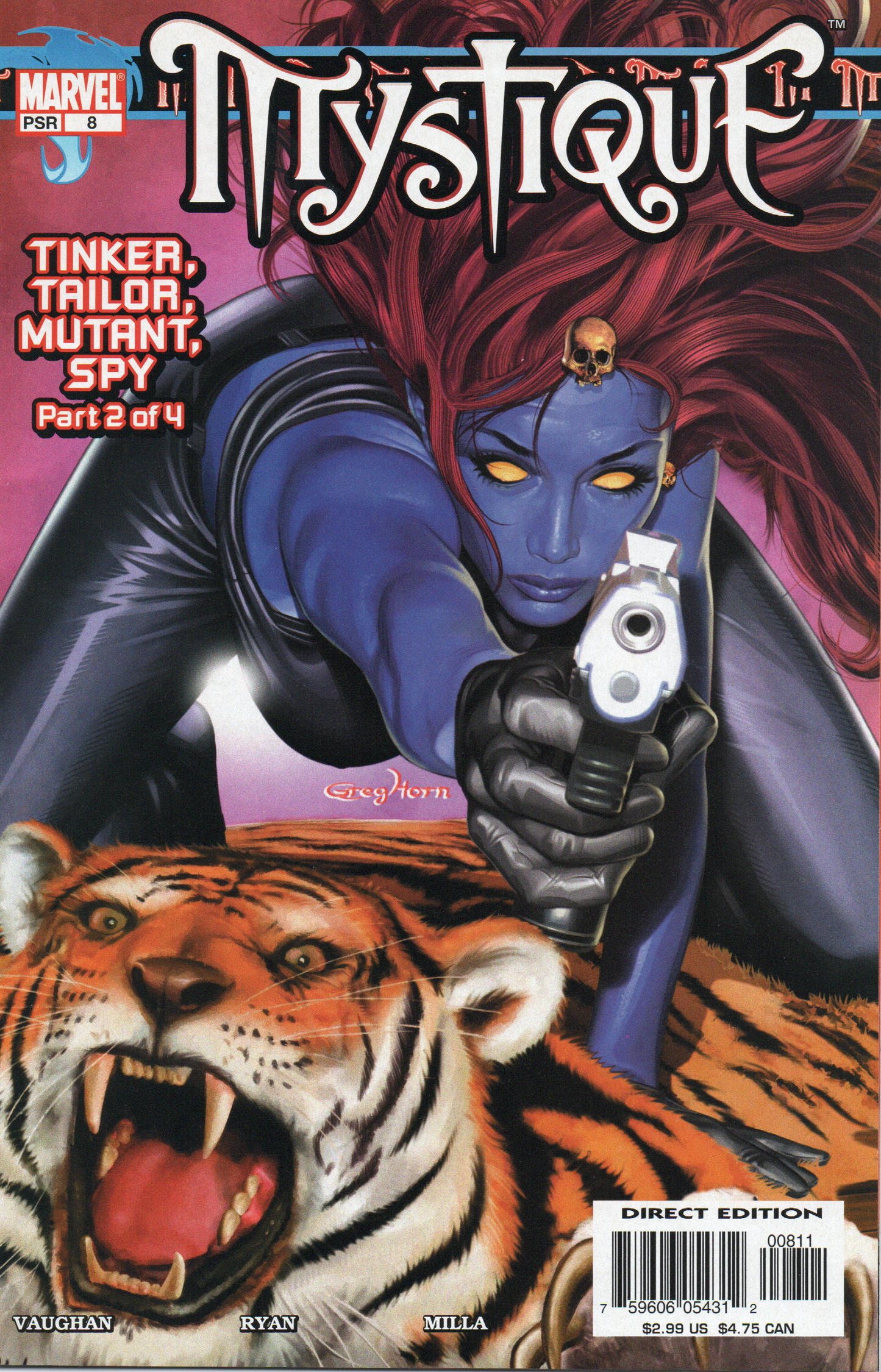 Mystique #8 Comic Book by Marvel Comics at TheGlassyLass.com