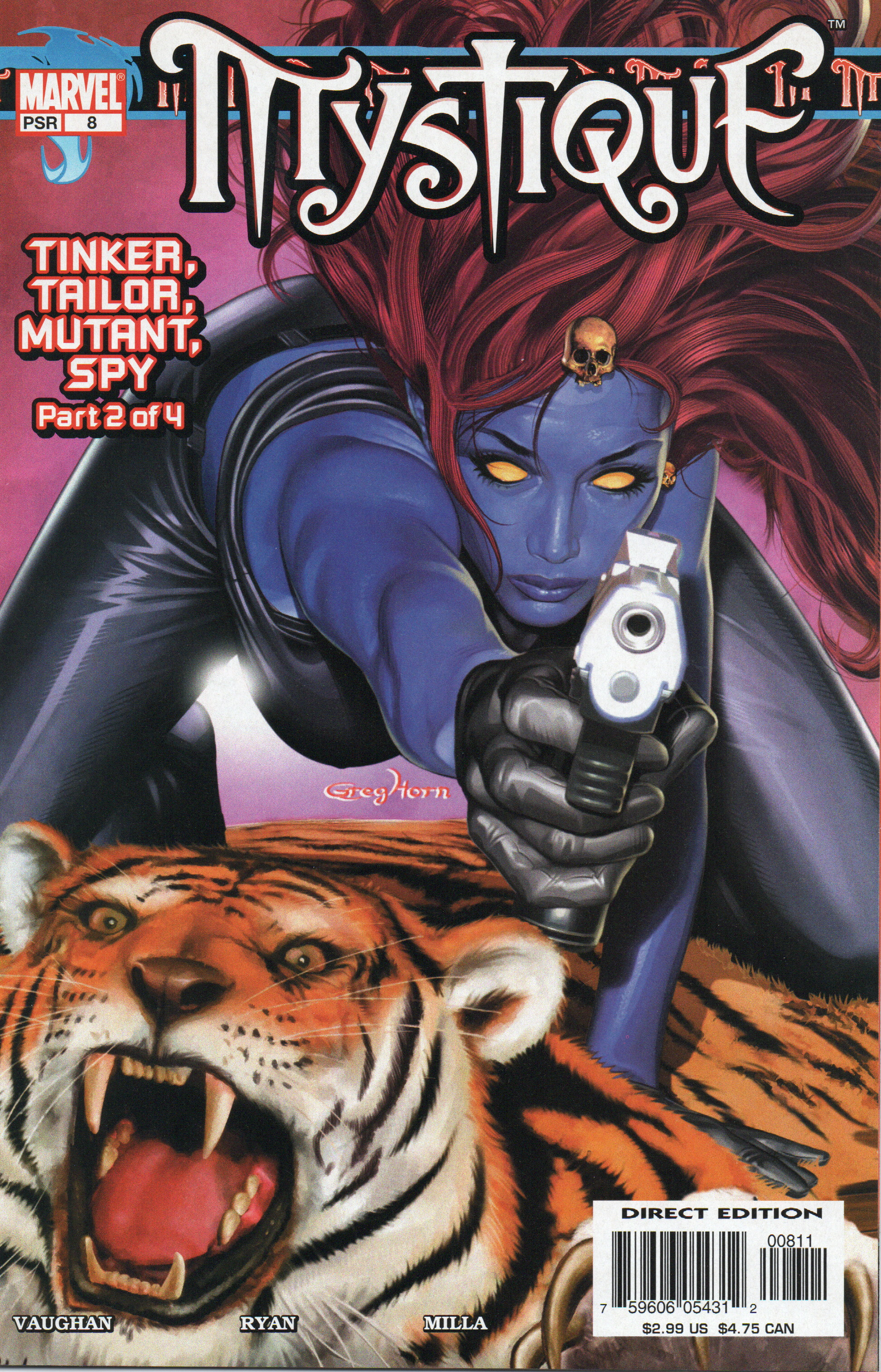 Mystique #8 Comic Book by Marvel Comics at TheGlassyLass.com