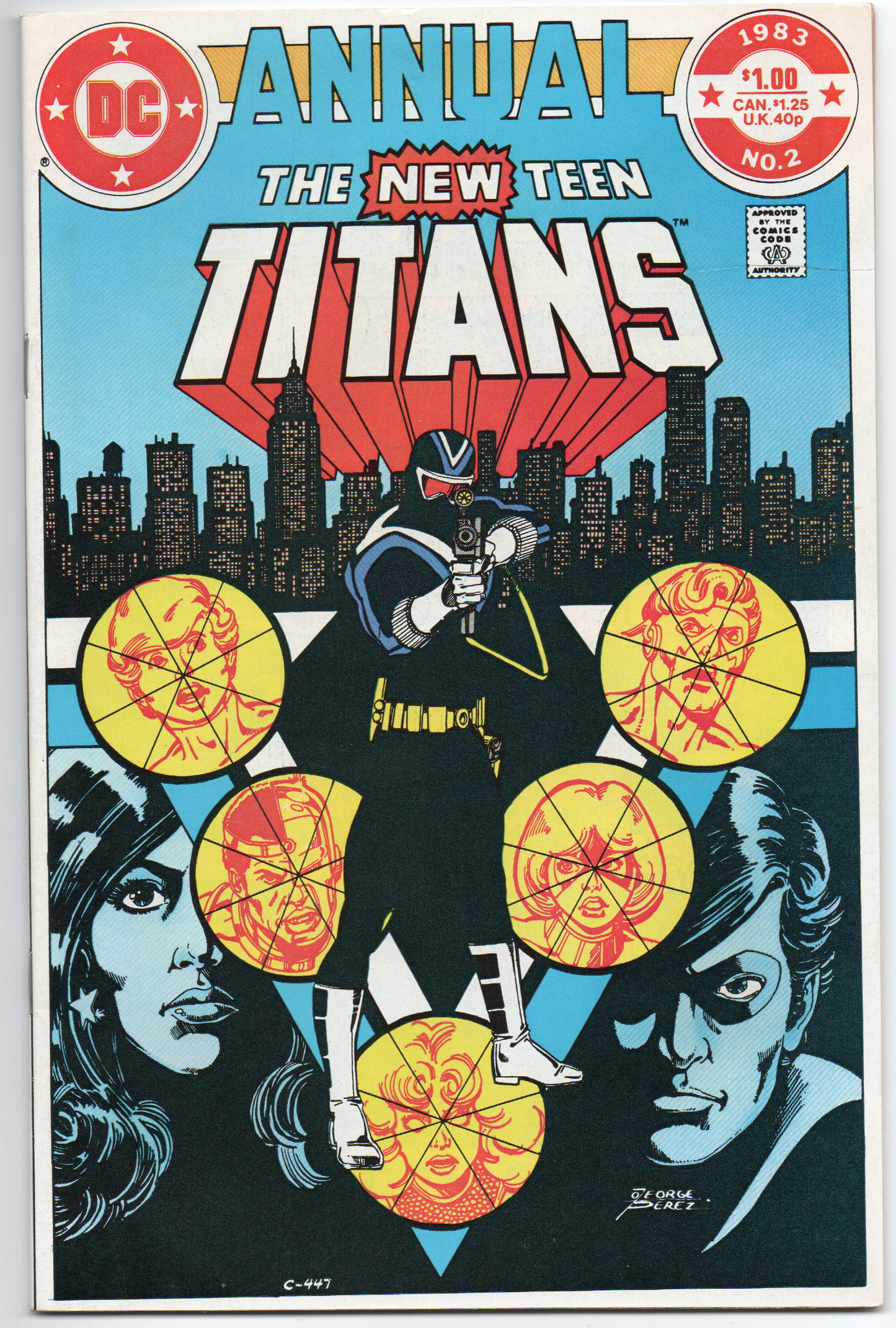 The New Teen Titans Annual #2 (1st Series) Comic Book From TheGlassyLass.com - Front Cover