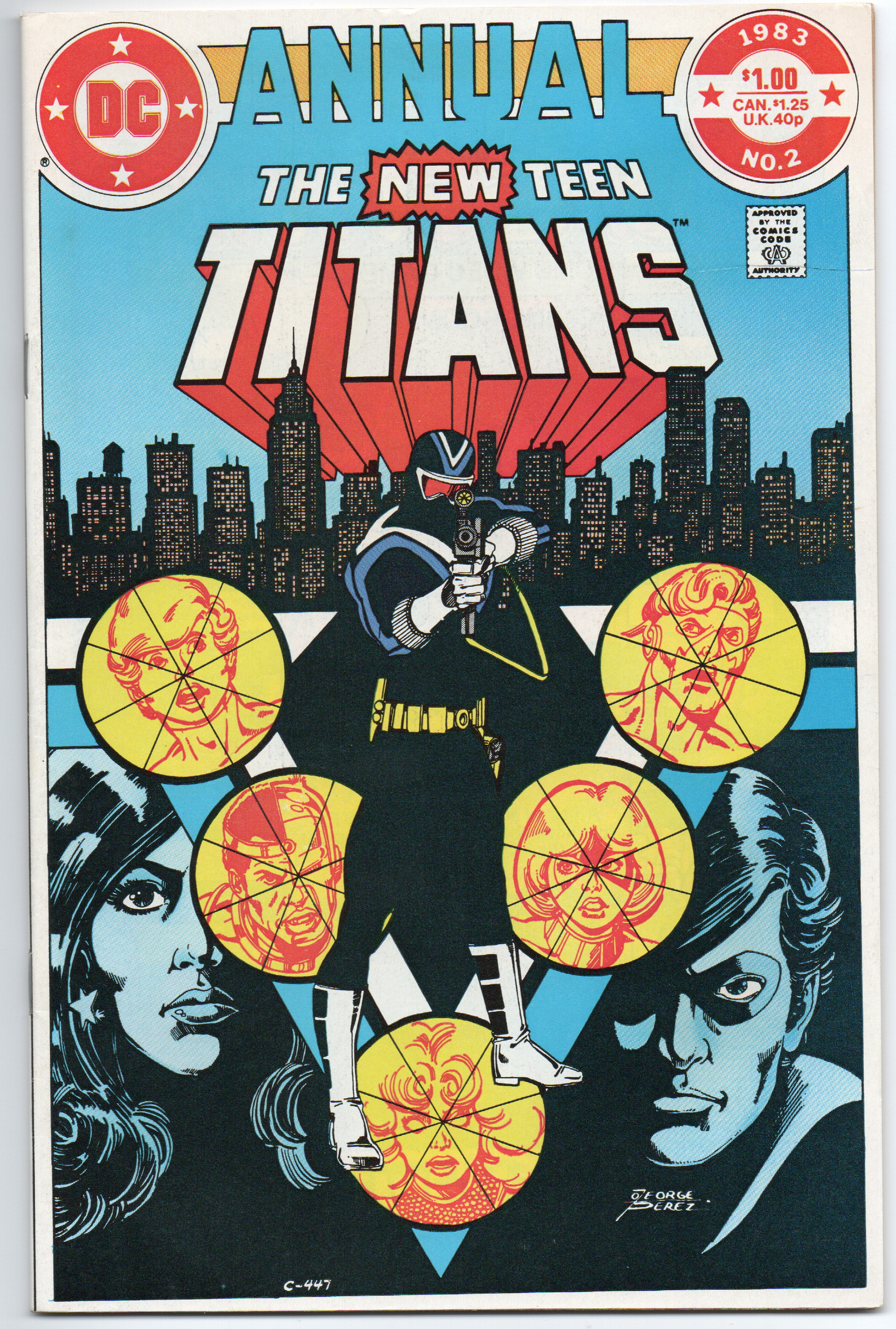 The New Teen Titans Annual #2 (1st Series) Comic Book From TheGlassyLass.com - Front Cover
