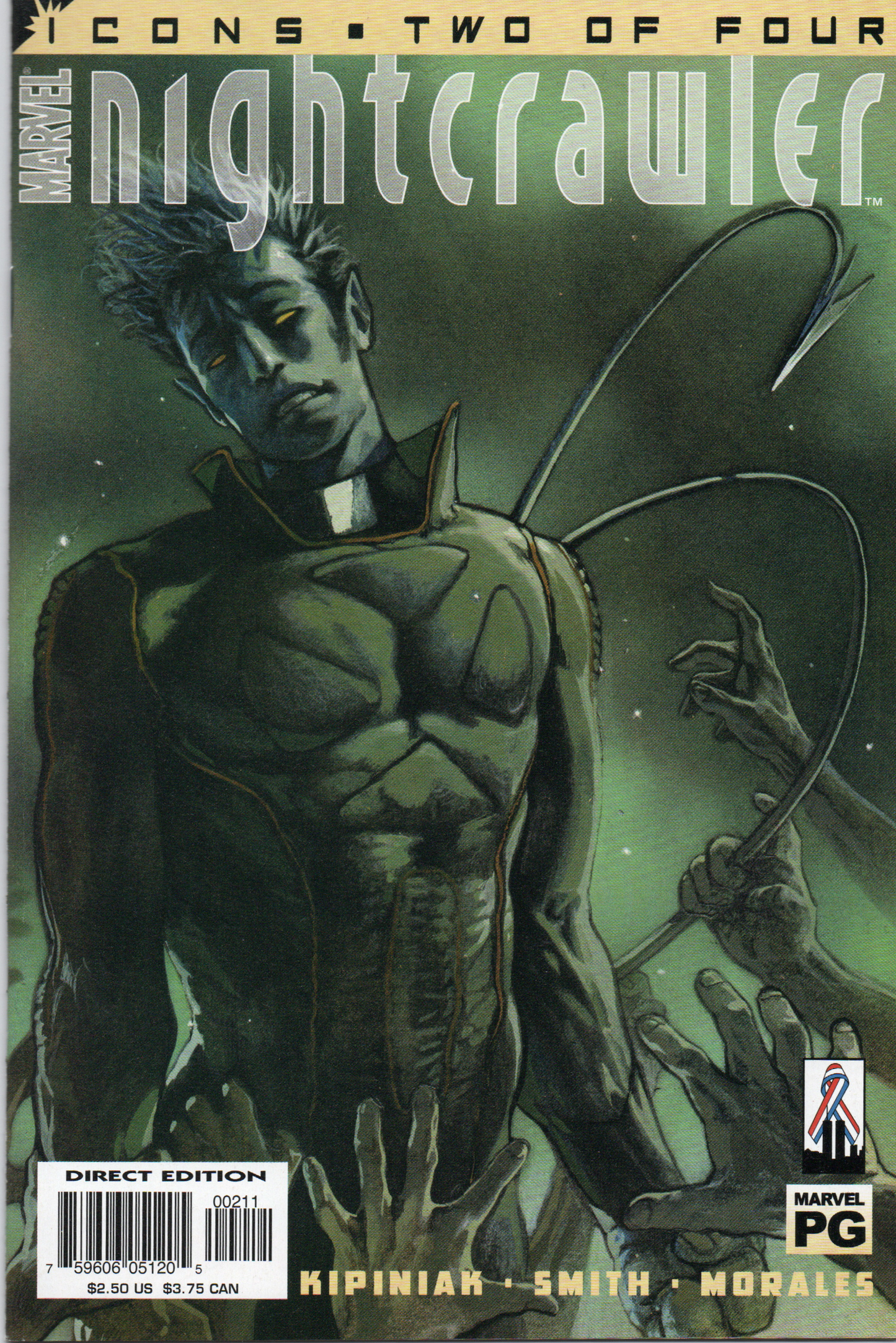 Nightcrawler #2 Comic Book From TheGlassyLass.com - Front Cover
