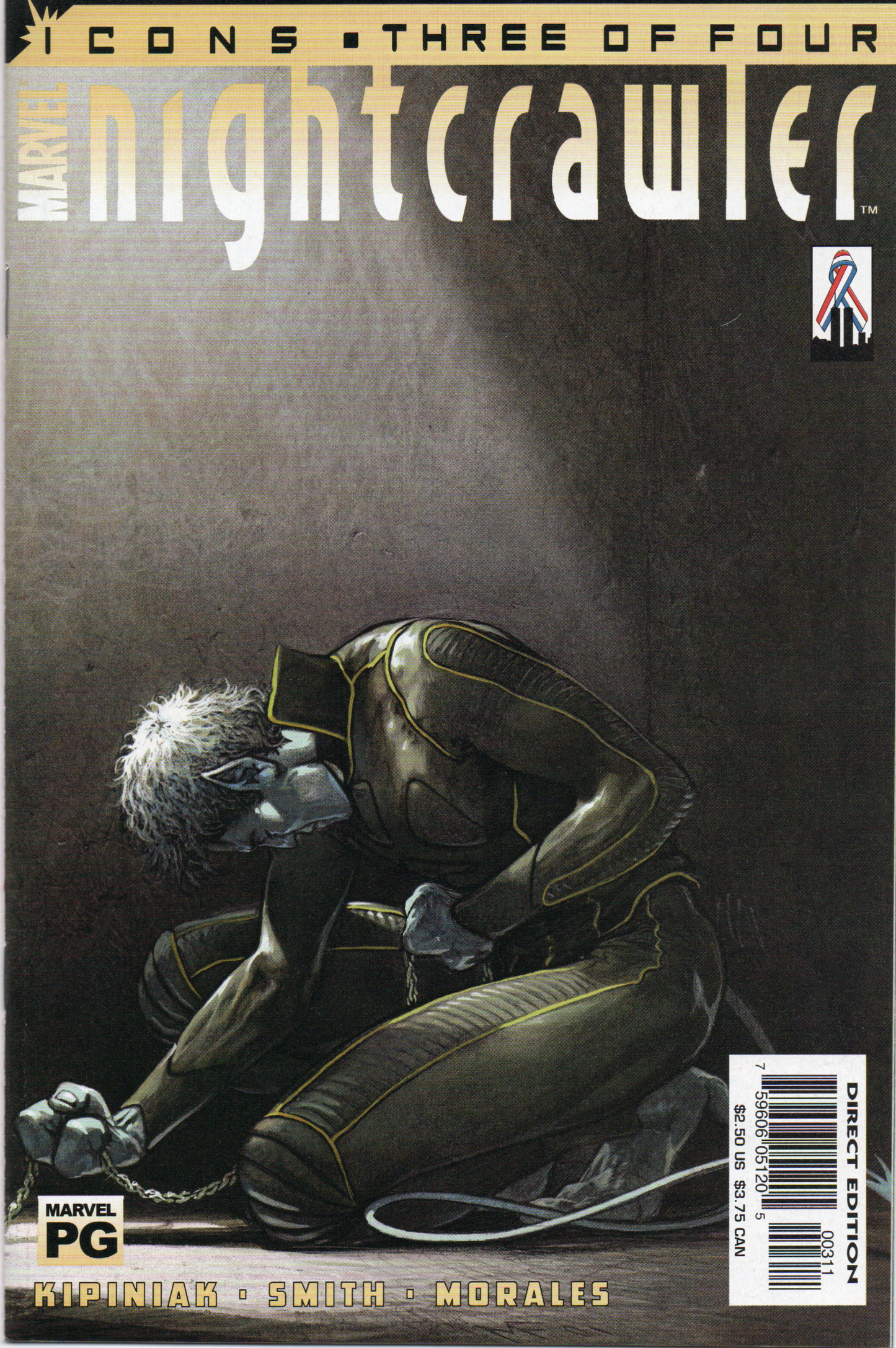 Nightcrawler #3 Comic Book From TheGlassyLass.com - Front Cover