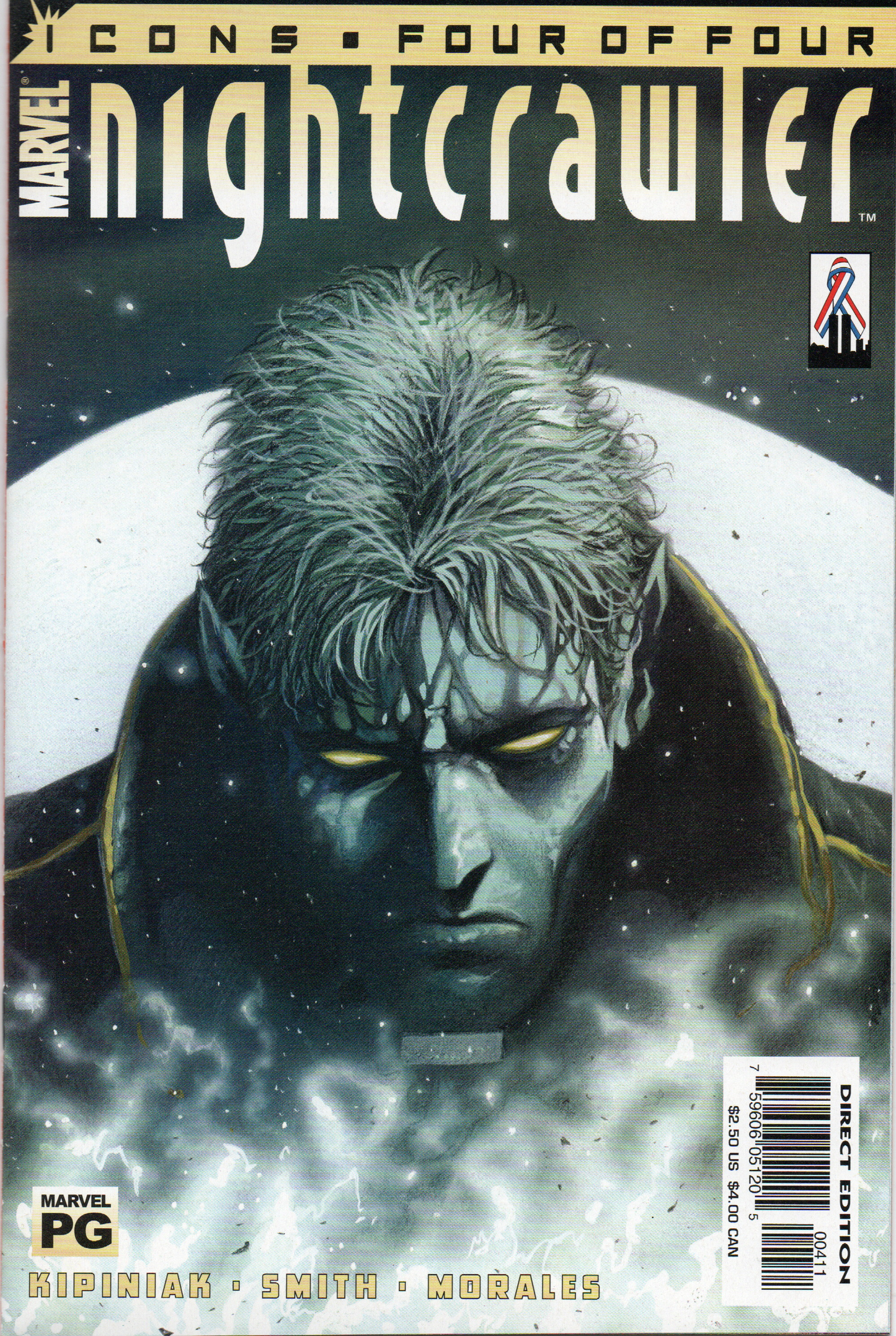 Nightcrawler #4 Comic Book From TheGlassyLass.com - Front Cover