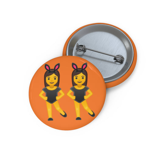 On Fridays, We Dance Flair Pin | 1.25" Round Twins Pin Button by TheGlassyLass.com