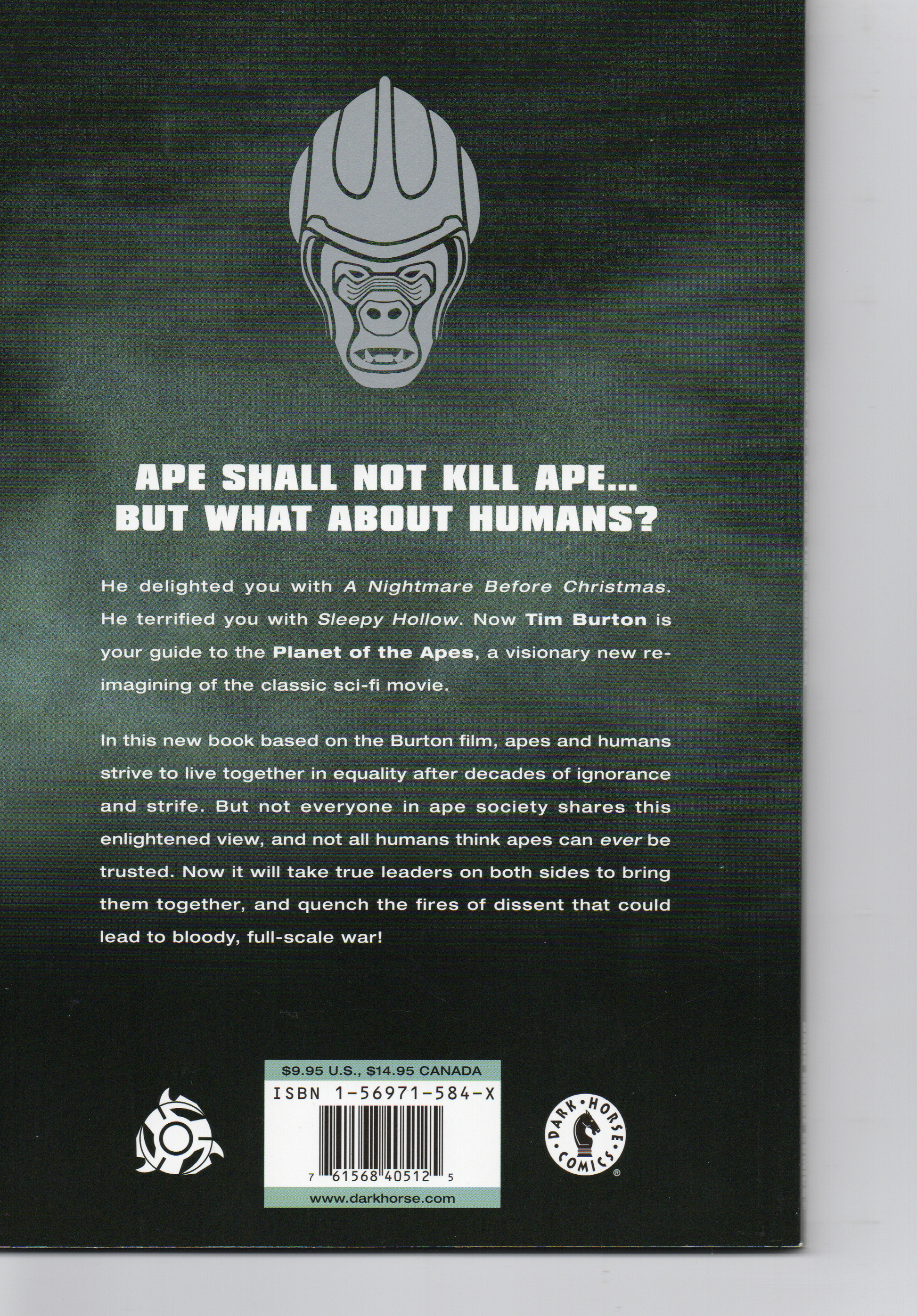 Planet of the Apes "The Human War" Trade Paperback by Dark Horse Comics at TheGlassyLass.com