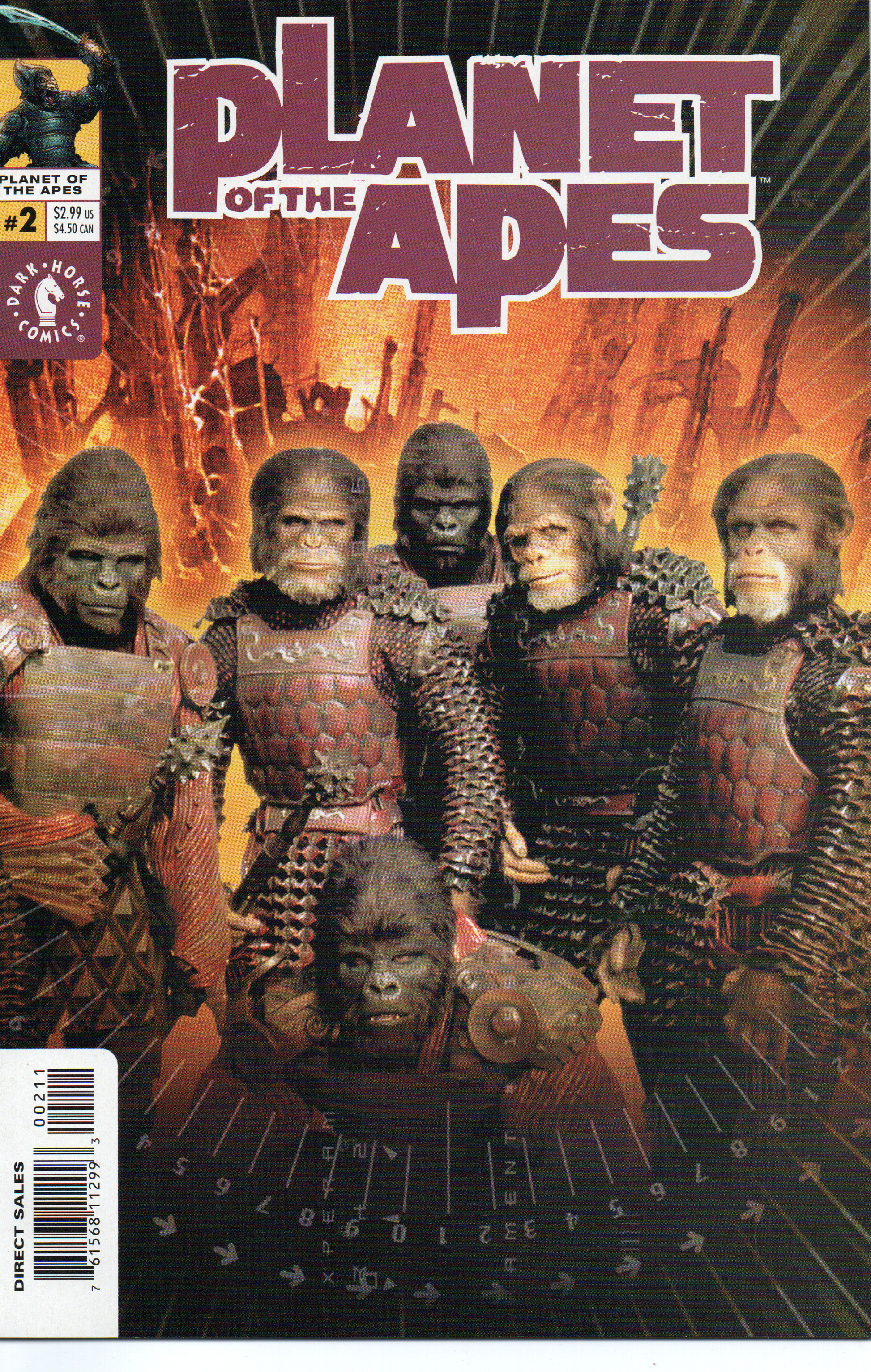 Planet of the Apes #2B Comic Book by Dark Horse Comics at TheGlassyLass.com