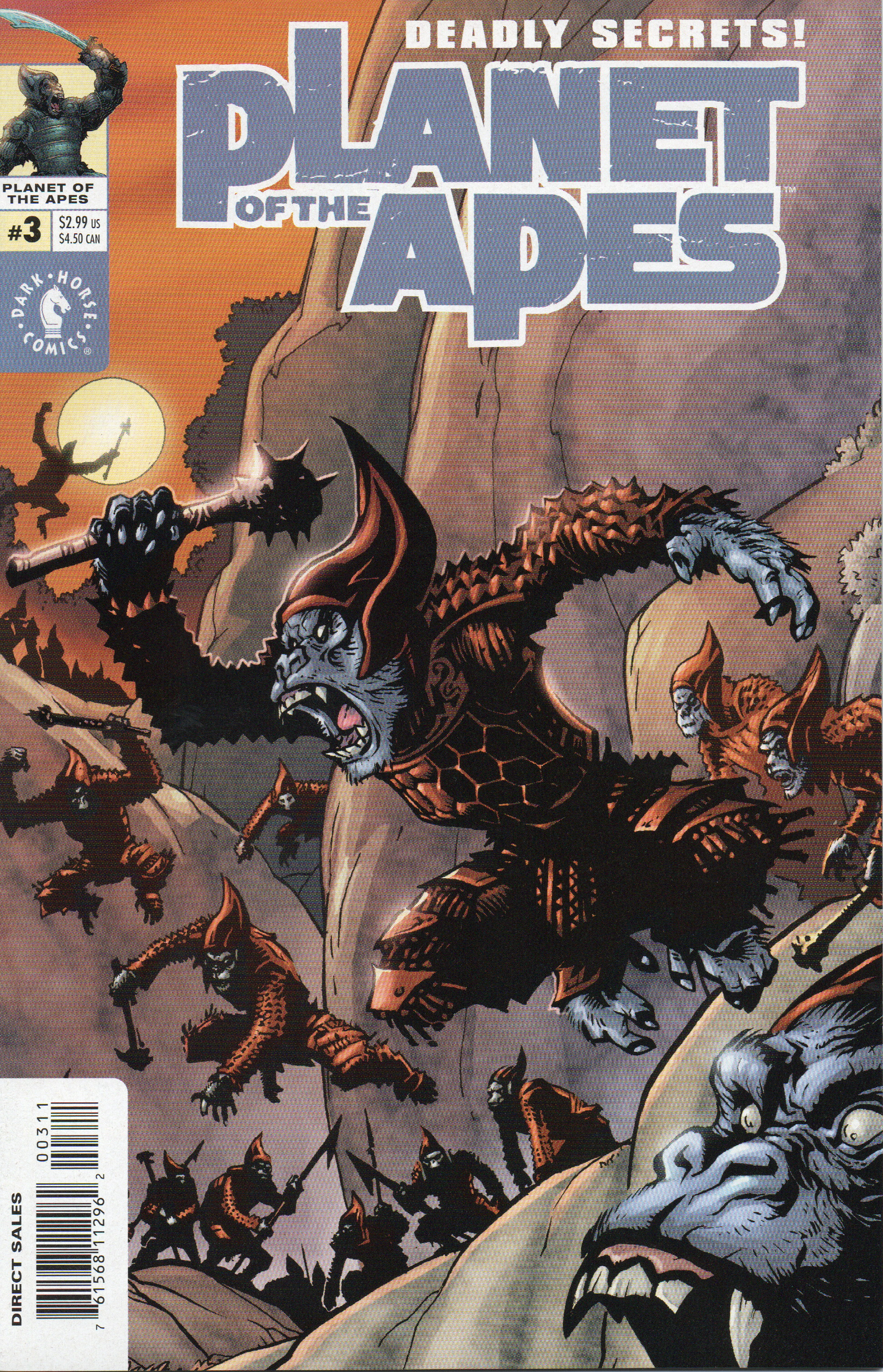 Planet of the Apes #3A Comic Book by Dark Horse Comics at TheGlassyLass.com