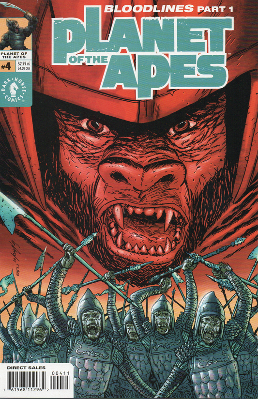 Planet of the Apes #4A Comic Book by Dark Horse Comics at TheGlassyLass.com