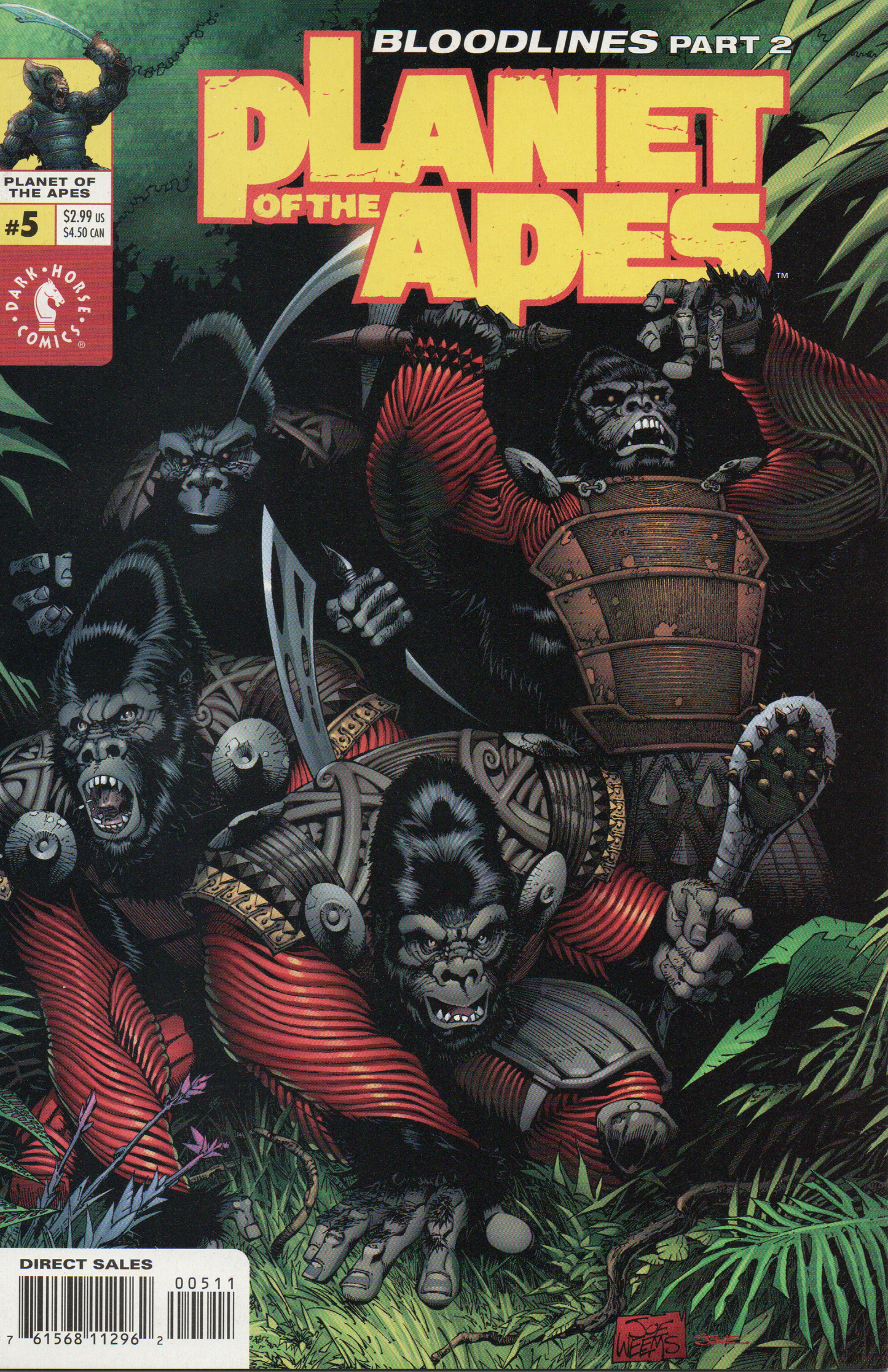 Planet of the Apes #5A Comic Book by Dark Horse Comics at TheGlassyLass.com