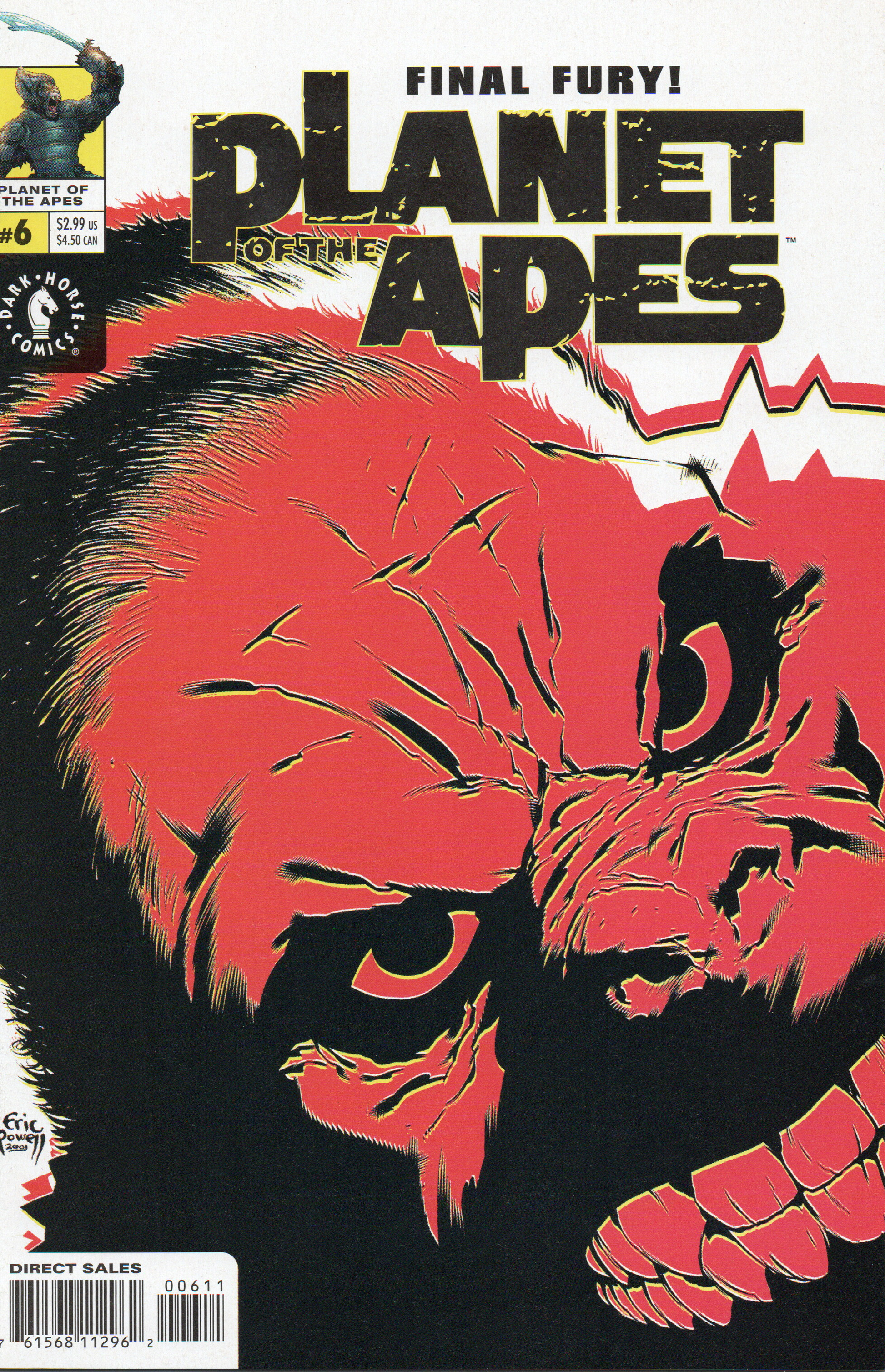 Planet of the Apes #6A Comic Book by Dark Horse Comics at TheGlassyLass.com