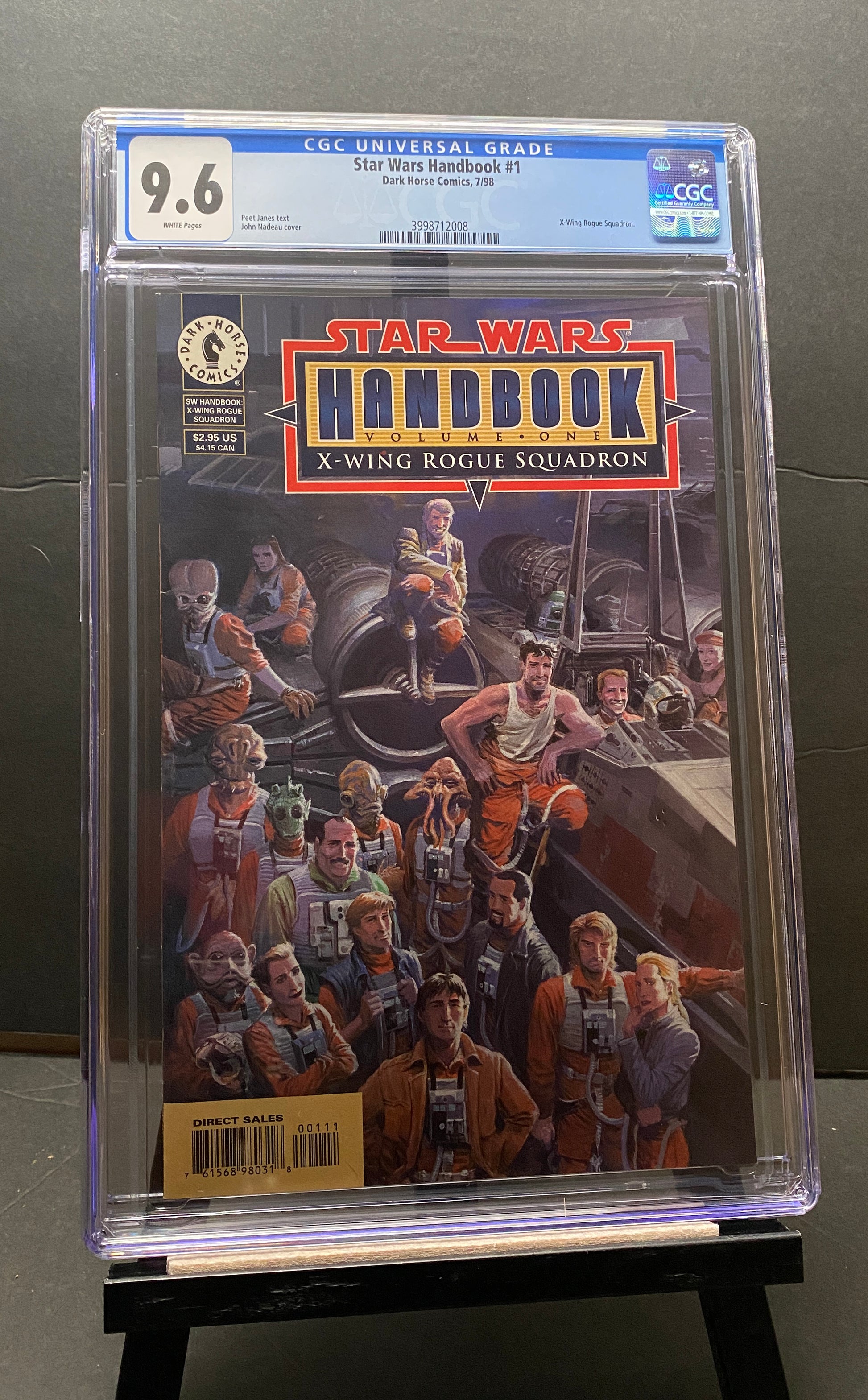 Star Wars X-Wing Rogue Squadron "Handbook" Volume I by Dark Horse Comics CGC 9.6 from TheGlassyLass (CGC Certification #3998712008)