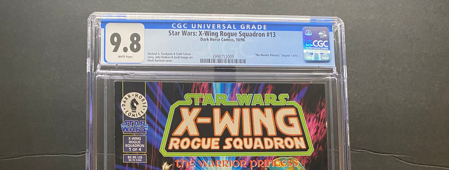 Star Wars X-Wing Rogue Squadron #13 "The Warrior Princess" by Dark Horse Comics CGC 9.8 from TheGlassyLass (CGC Certification #3998712009)