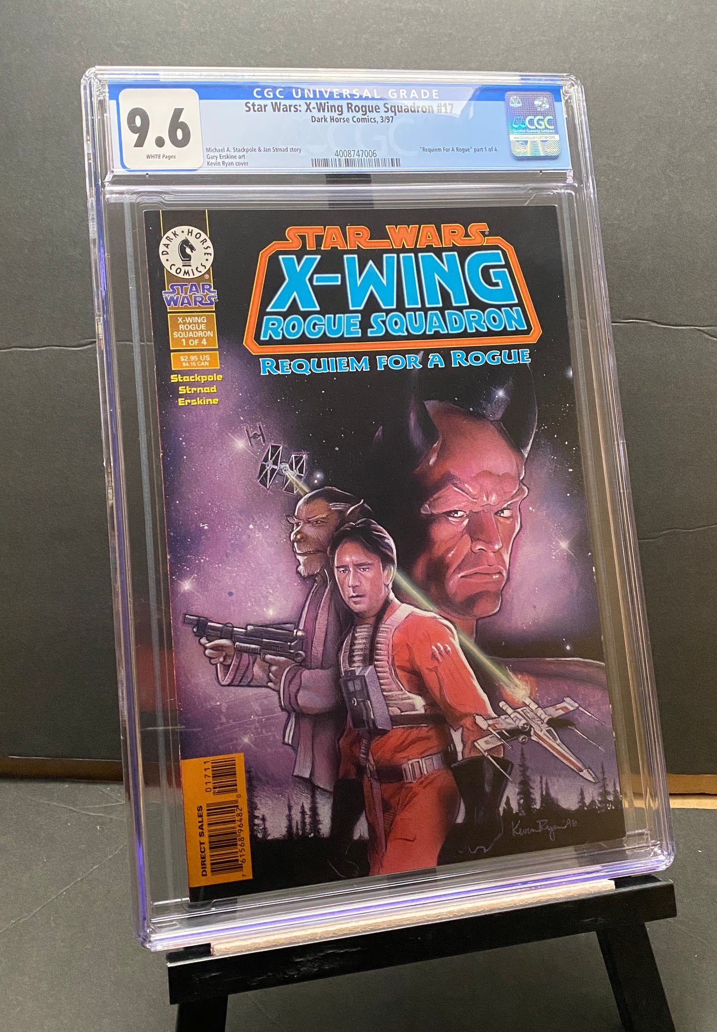 Star Wars X-Wing Rogue Squadron #17 "Requiem for a Rogue" by Dark Horse Comics CGC 9.6 from TheGlassyLass (CGC Certification #4008747006)