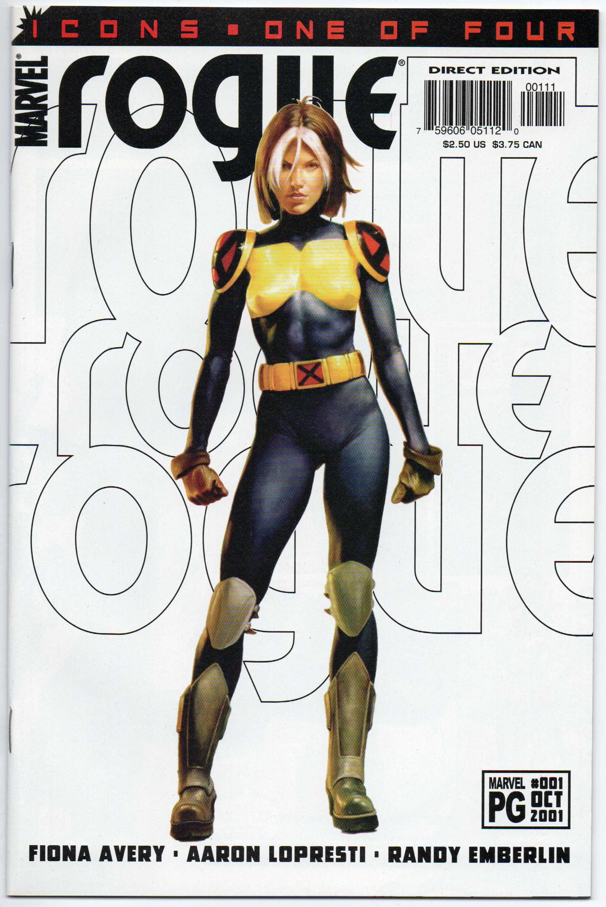 Rogue #1 Comic Book From TheGlassyLass.com - Front Cover