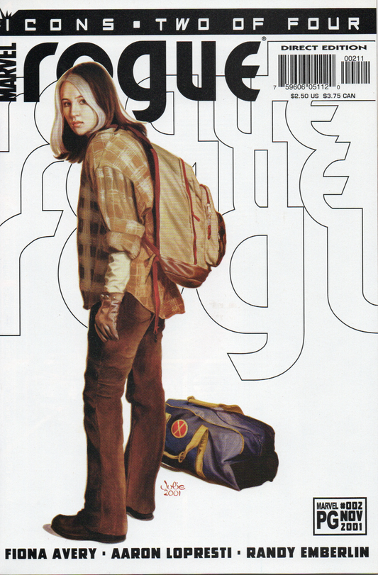 Rogue #2 Comic Book From TheGlassyLass.com - Front Cover